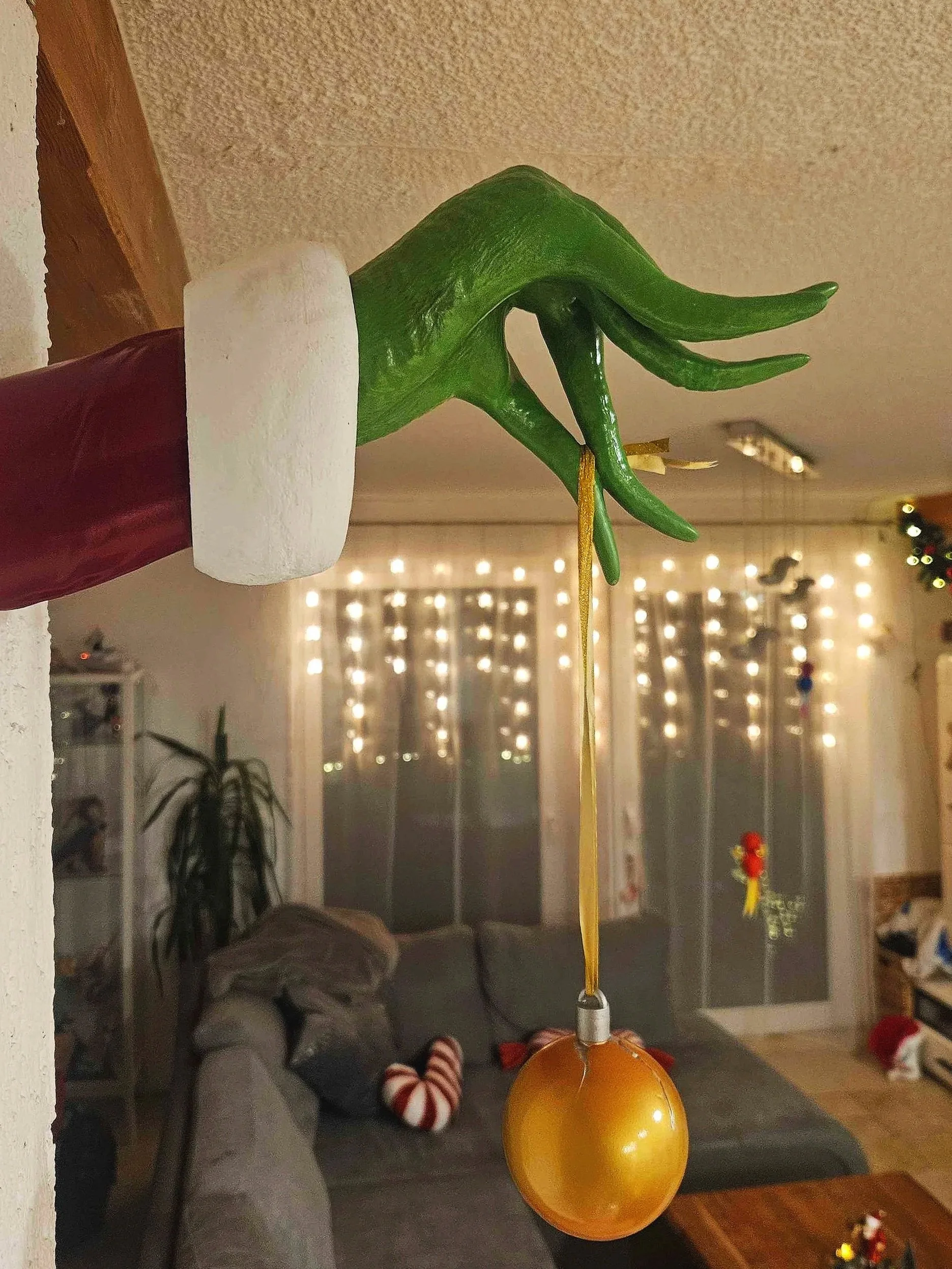 Grinch Hand Key Holder