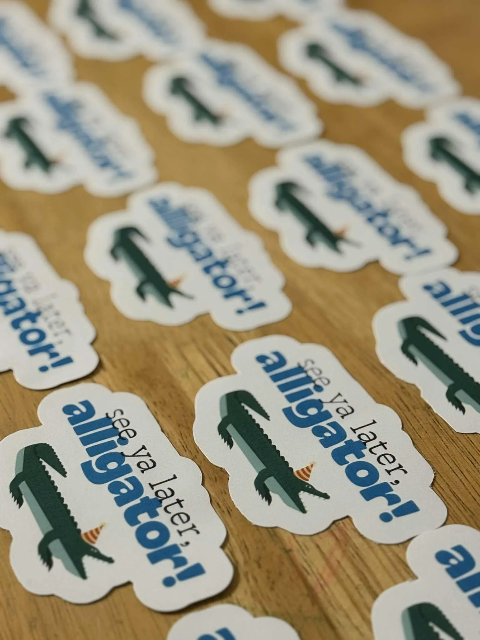 Intentional details made to celebrate — custom birthday stickers designed and handcrafted to match your theme, adding the perfect personal touch to your special day.