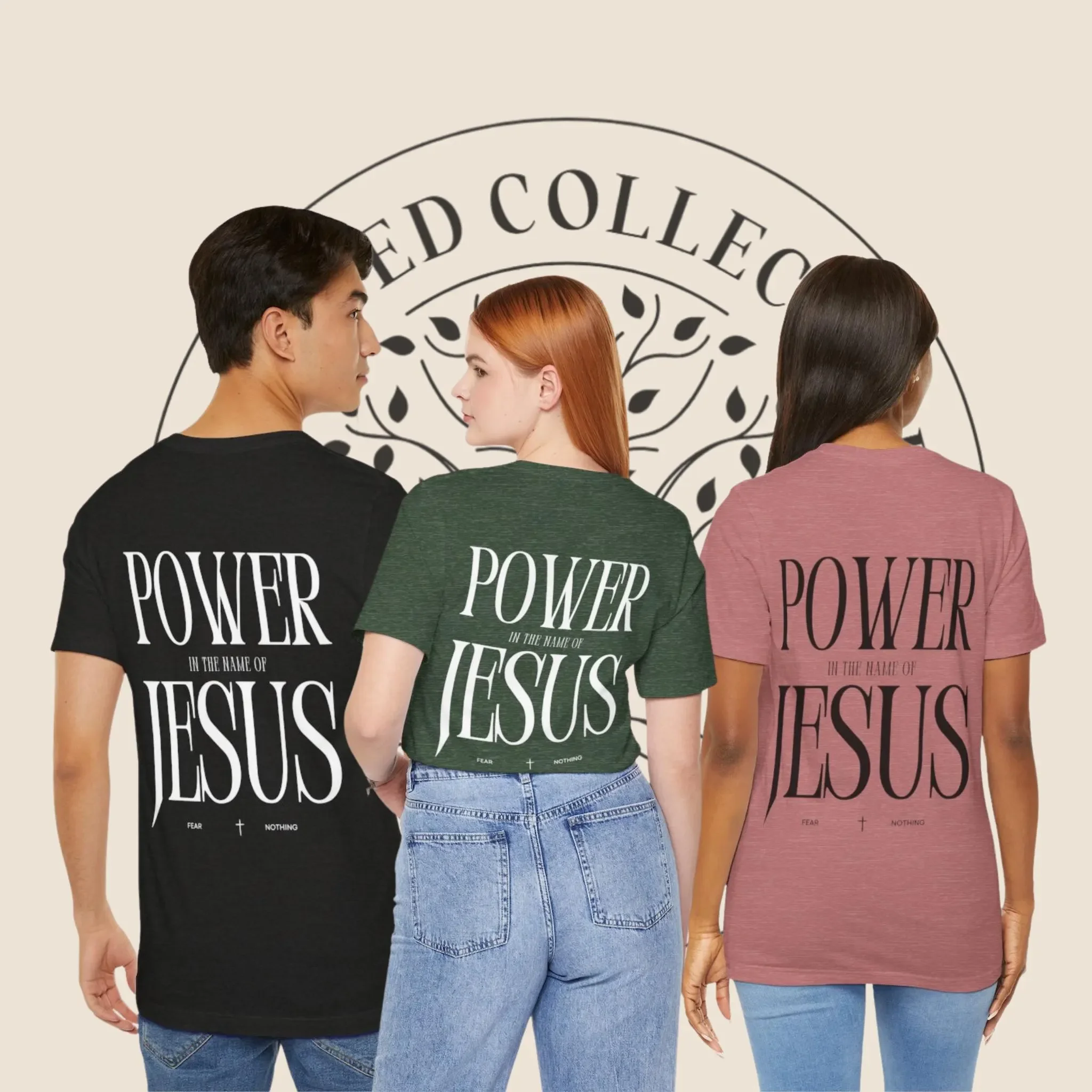 Power in the Name of Jesus Tee - Faith over Fear