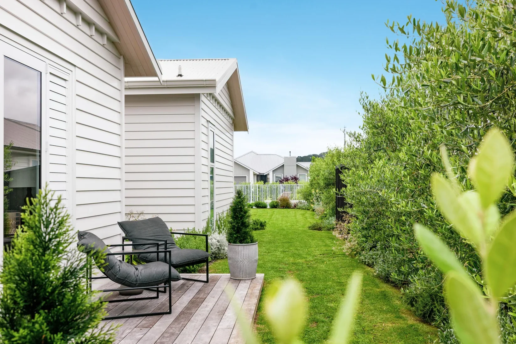 Other side of country garden at 46a Point Wells Road, Point Wells