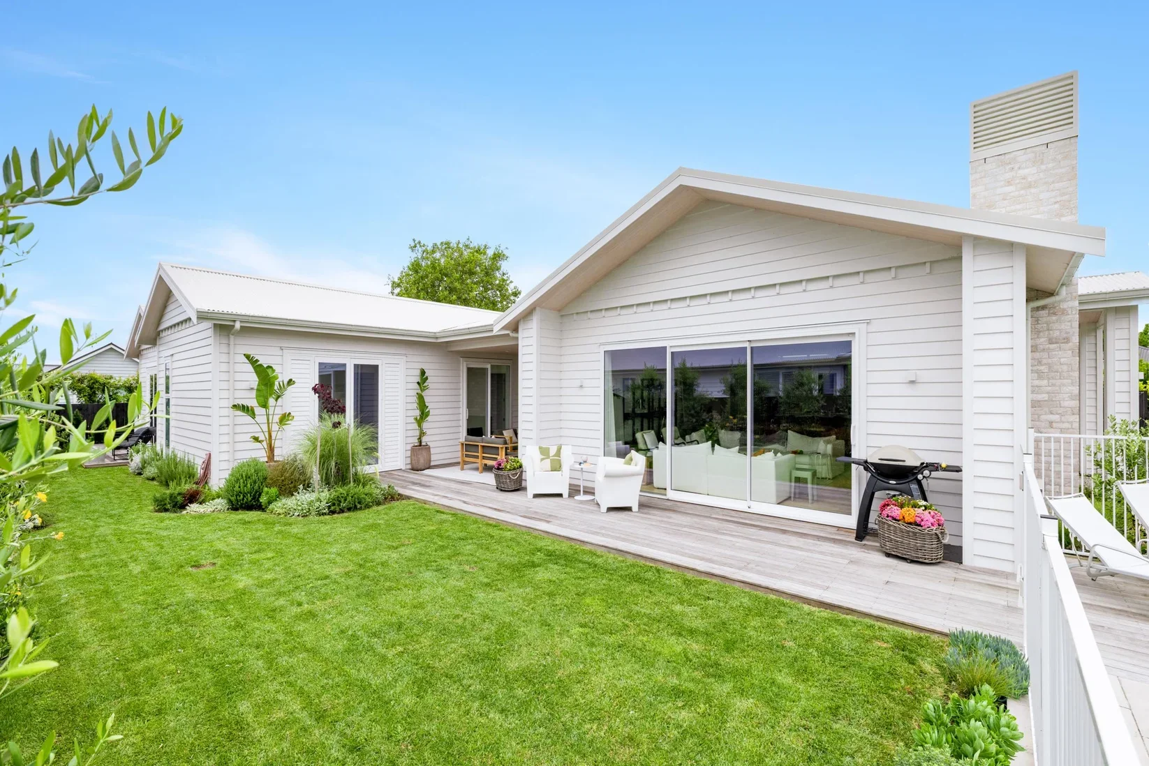 Back garden at 46a Point Wells Road, Point Wells