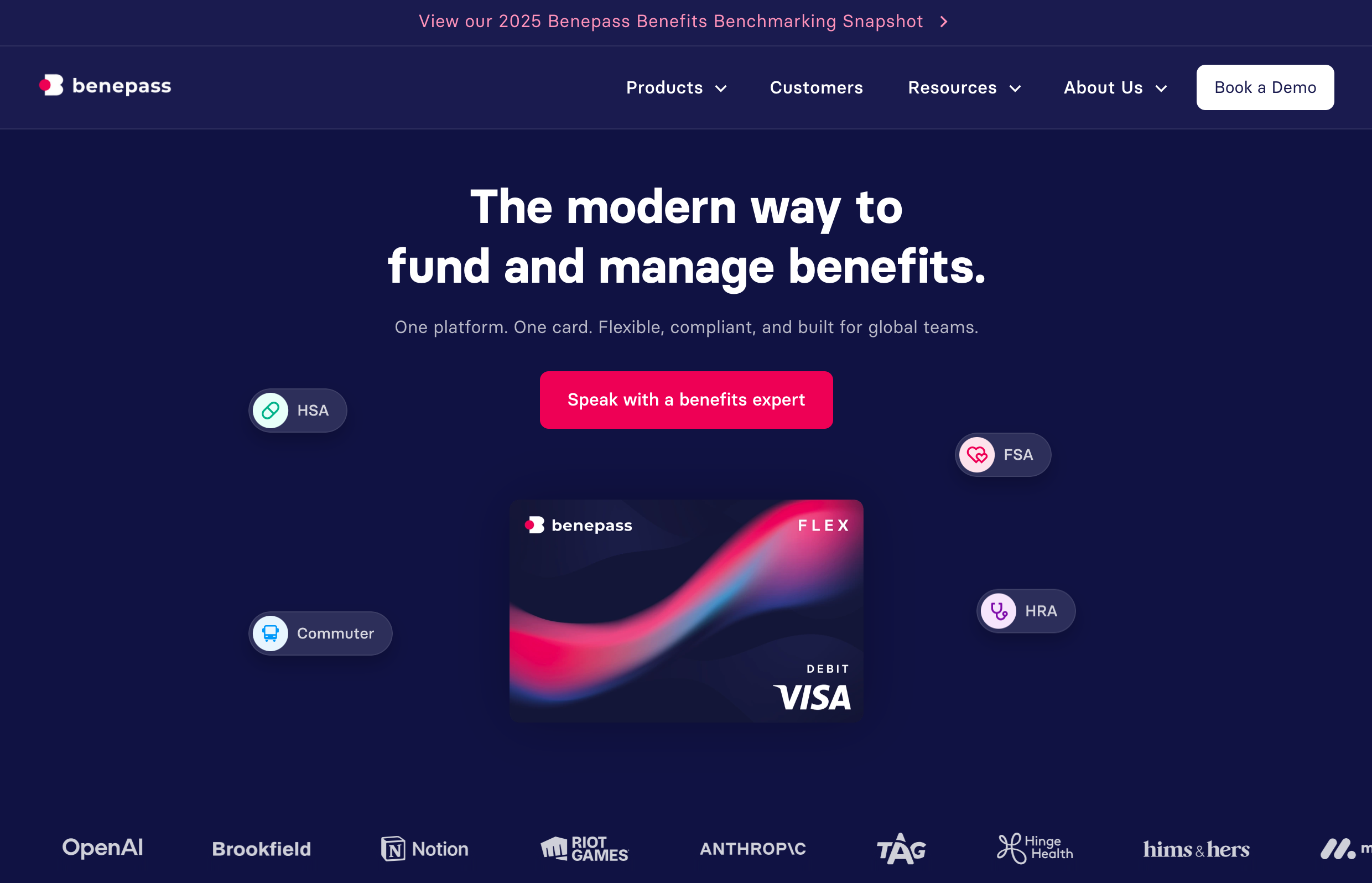 Benepass Homepage Refresh