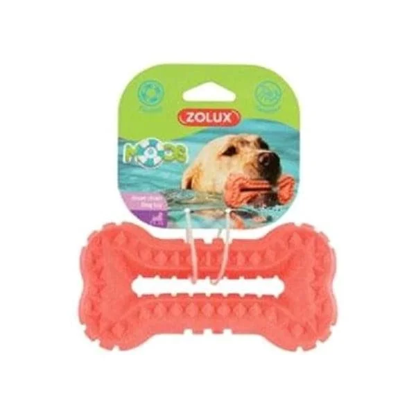 TPR Moos Toy Bone 13cm Coral $12.95