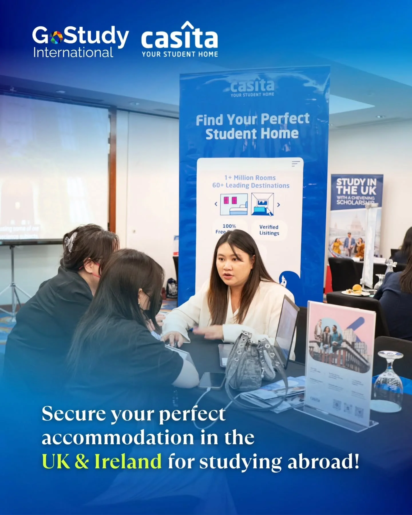 Heading to the UK or Ireland for university? 🇬🇧 🇮🇪 Don't wait until the last minute - student rooms fill up fast!

Secure your ideal student accommodation with @casitastudent today and tick the task off your study-abroad checklist. 📑✨

#StudyInU