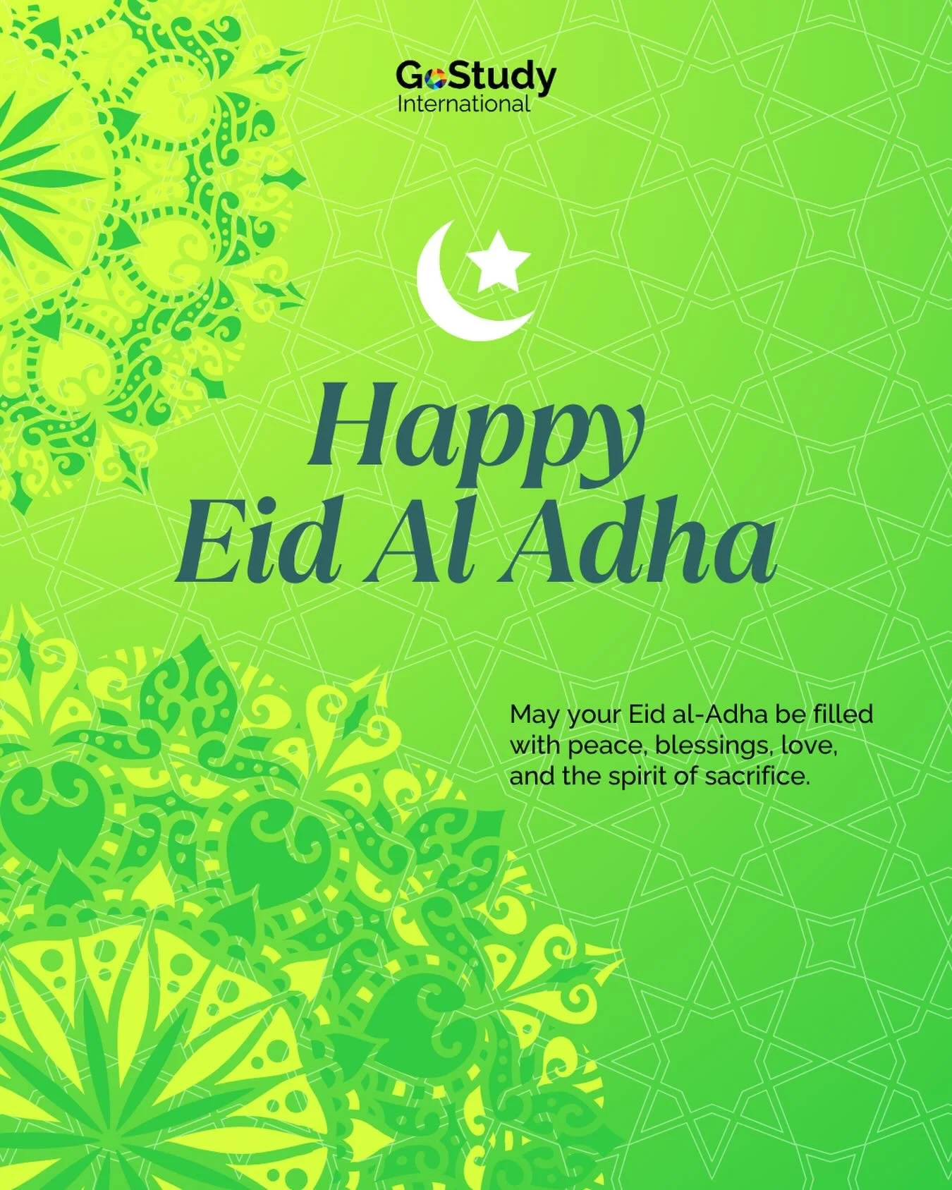 🌙✨ Eid al-Adha Mubarak!

Wishing you a joyful celebration and meaningful moments together with your family 🤍🐑