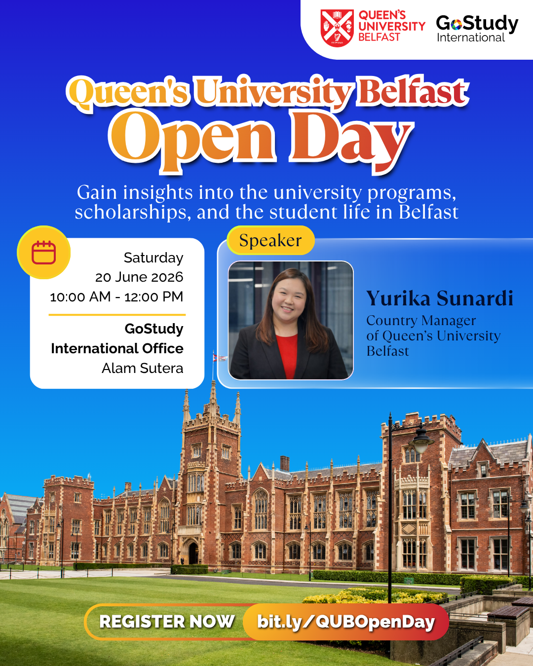 Study in Northern Ireland with Queen's University Belfast