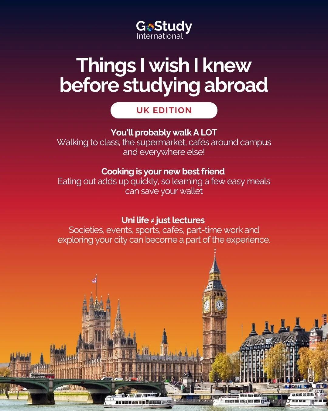 Studying abroad is more than just choosing a uni 👀🎓 There&rsquo;s a whole new lifestyle waiting for you!

🇬🇧 UK or 🇮🇪 Ireland? Which one feels more like your future home? ✨

#StudyinUK #RussellGroup #GREATScholarships #GREATUK #studyinireland