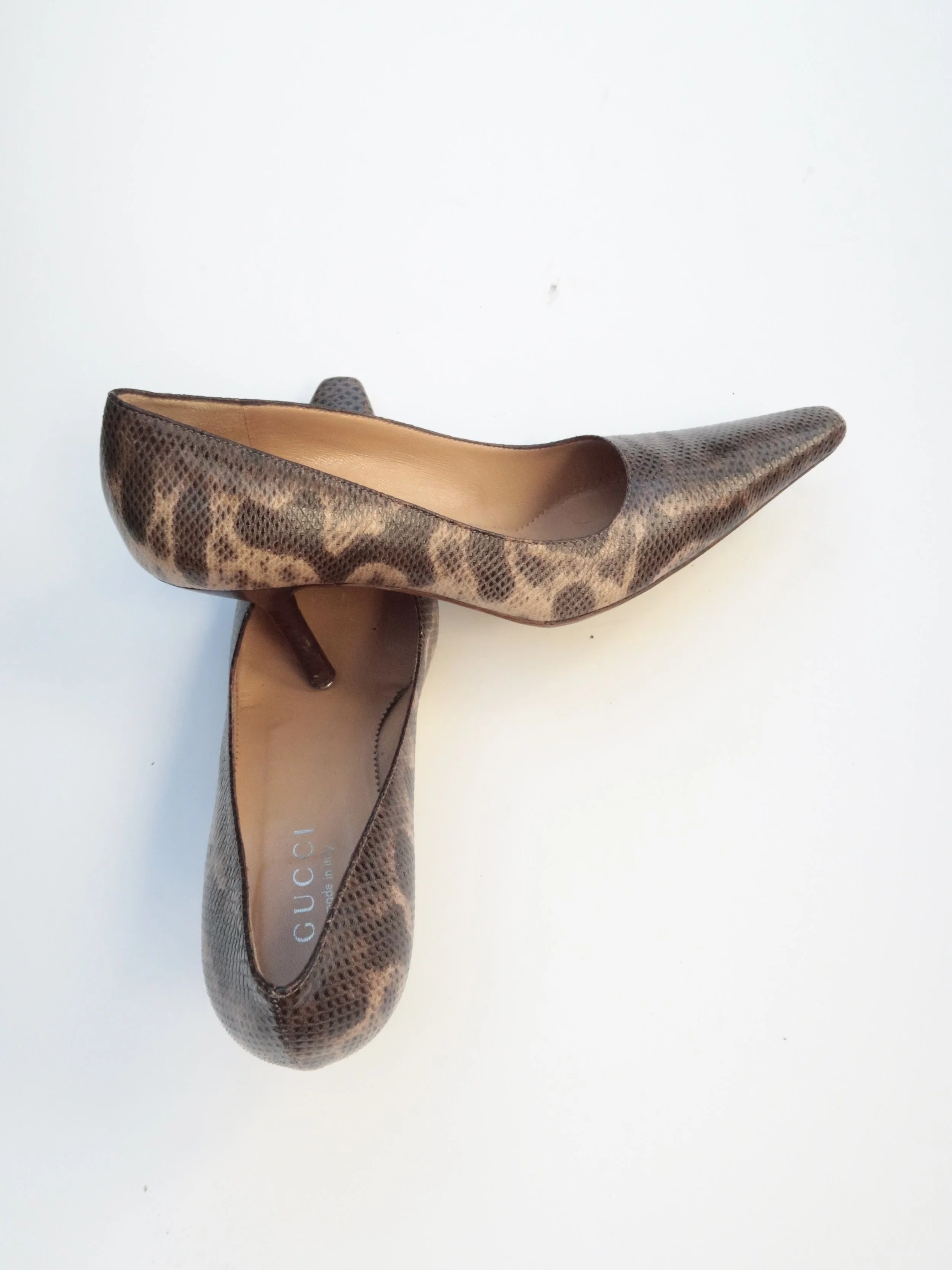 GUCCI TOM FORD PYTHON HEELS