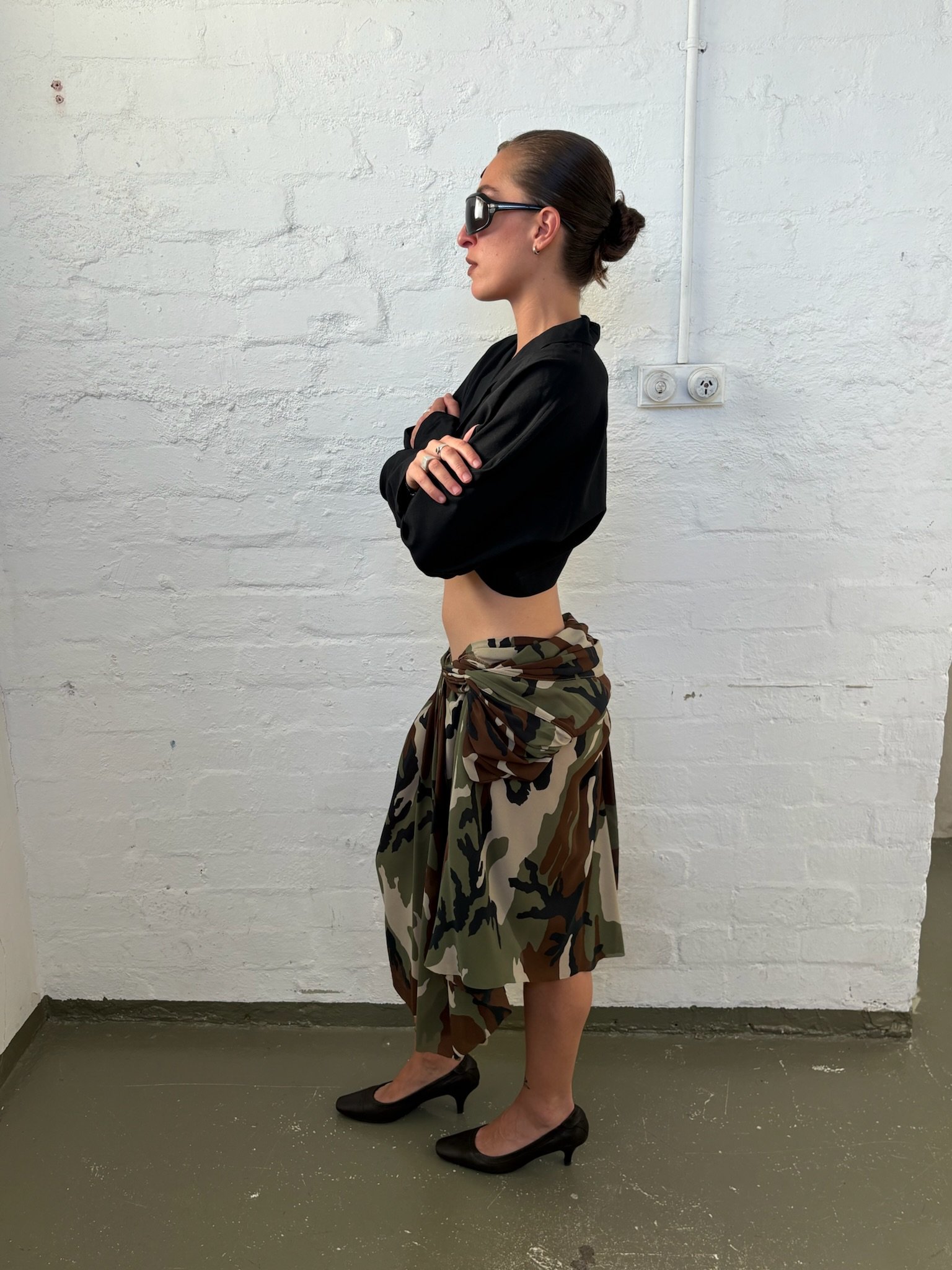 TRICOT COMME DES GARCONS CROPPED JACKET