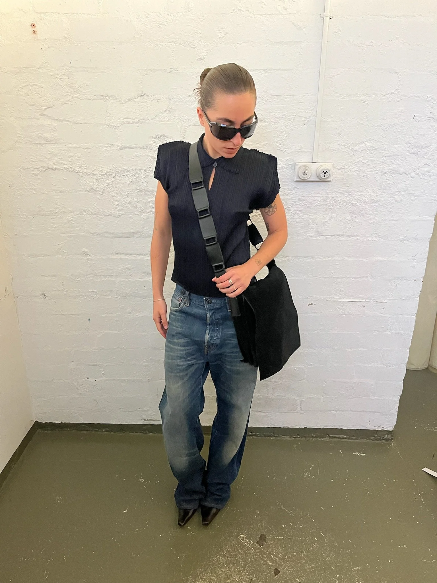 GUCCI TOM FORD SS1997 LEATHER SHOULDER BAG