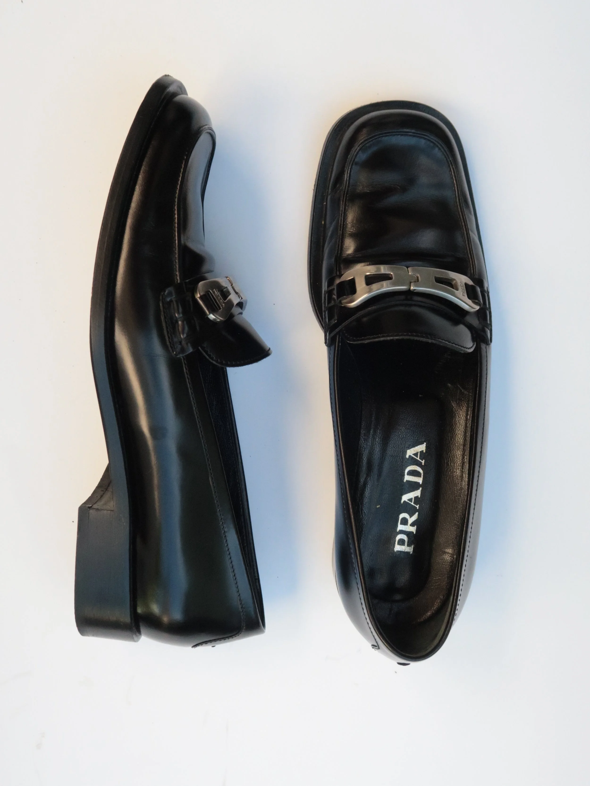 PRADA SQUARE TOE LOAFER