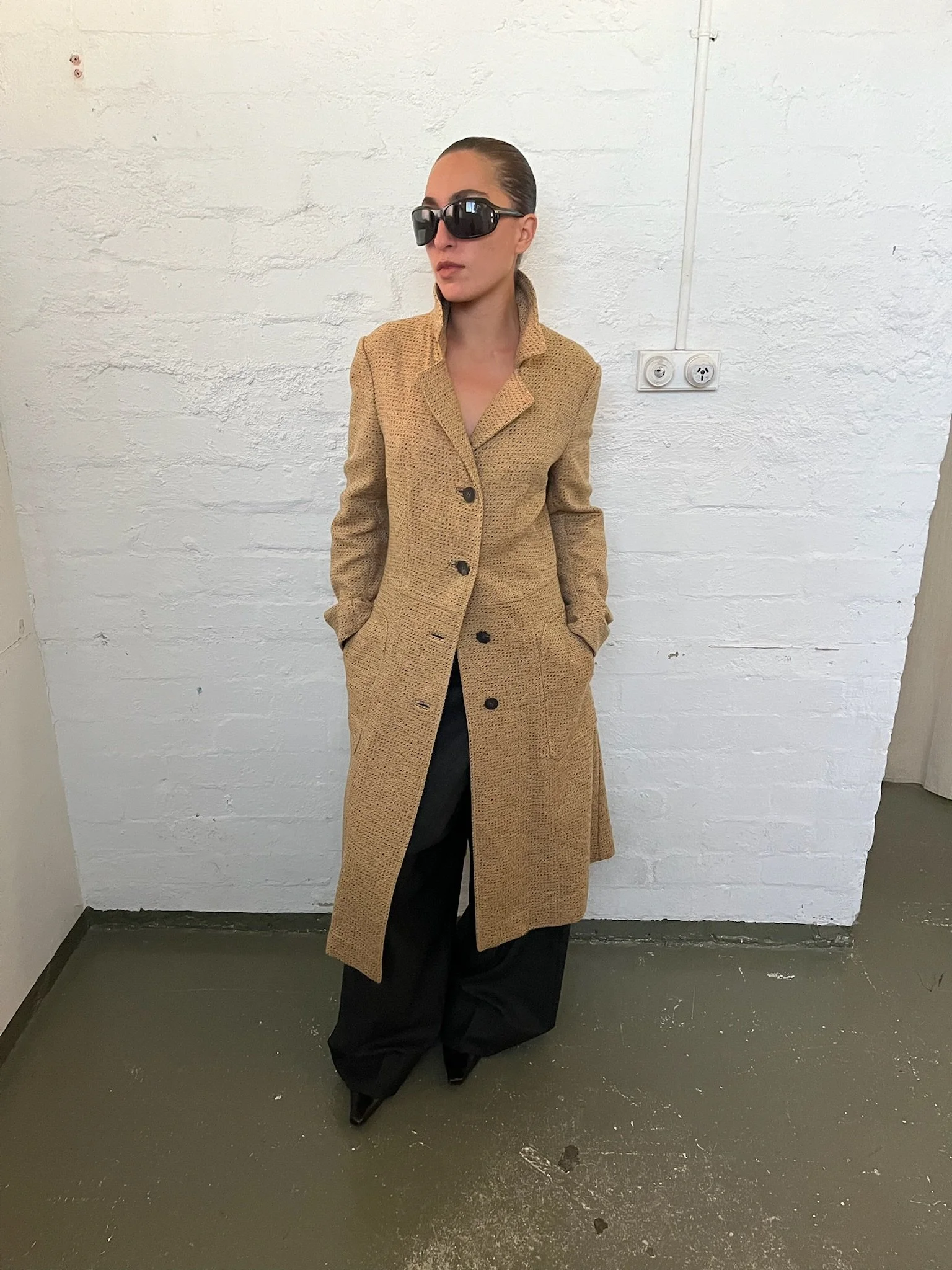 MARNI LONG WOOL COAT