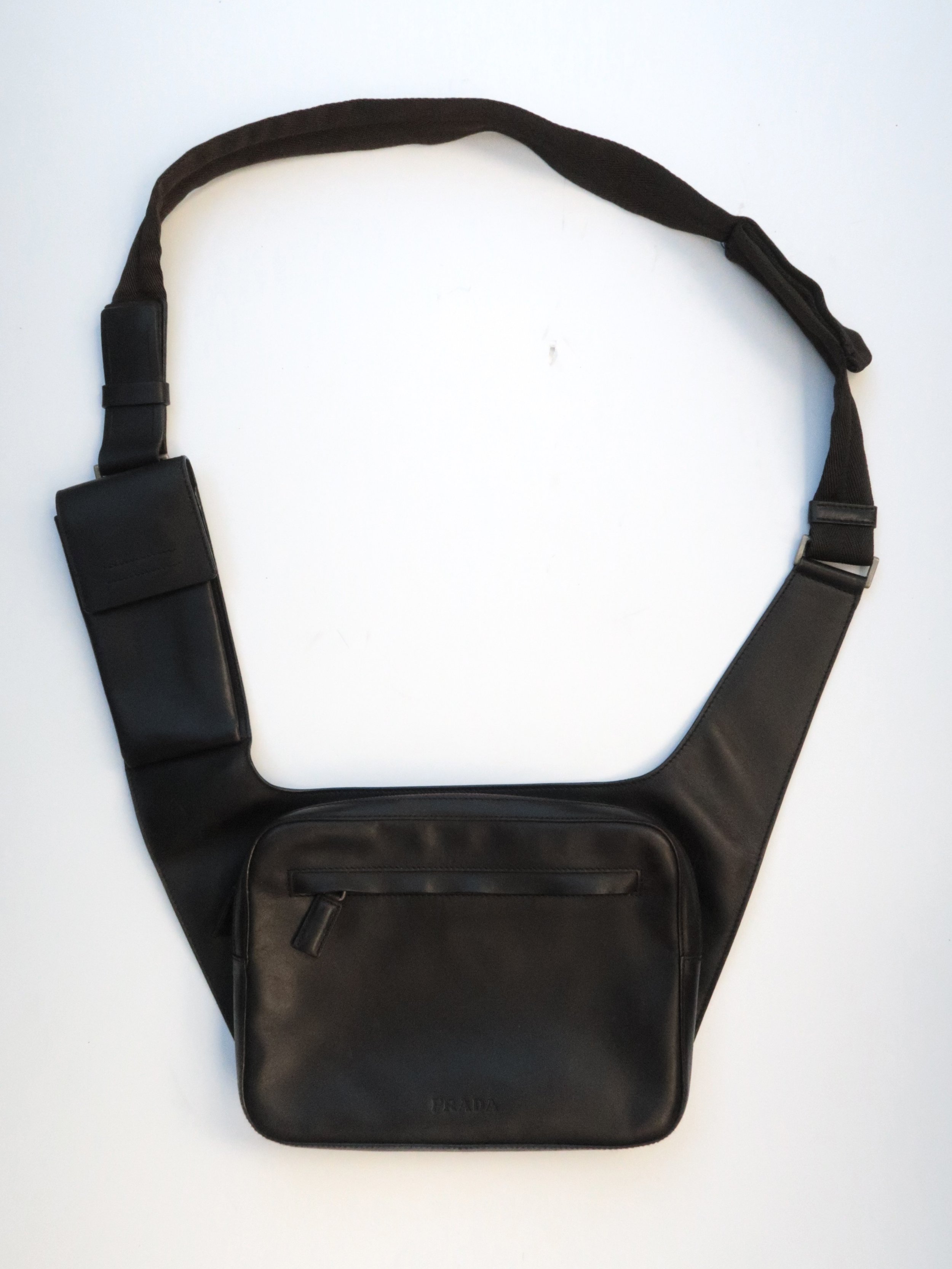 PRADA SS1999 LEATHER SHOULDER BAG