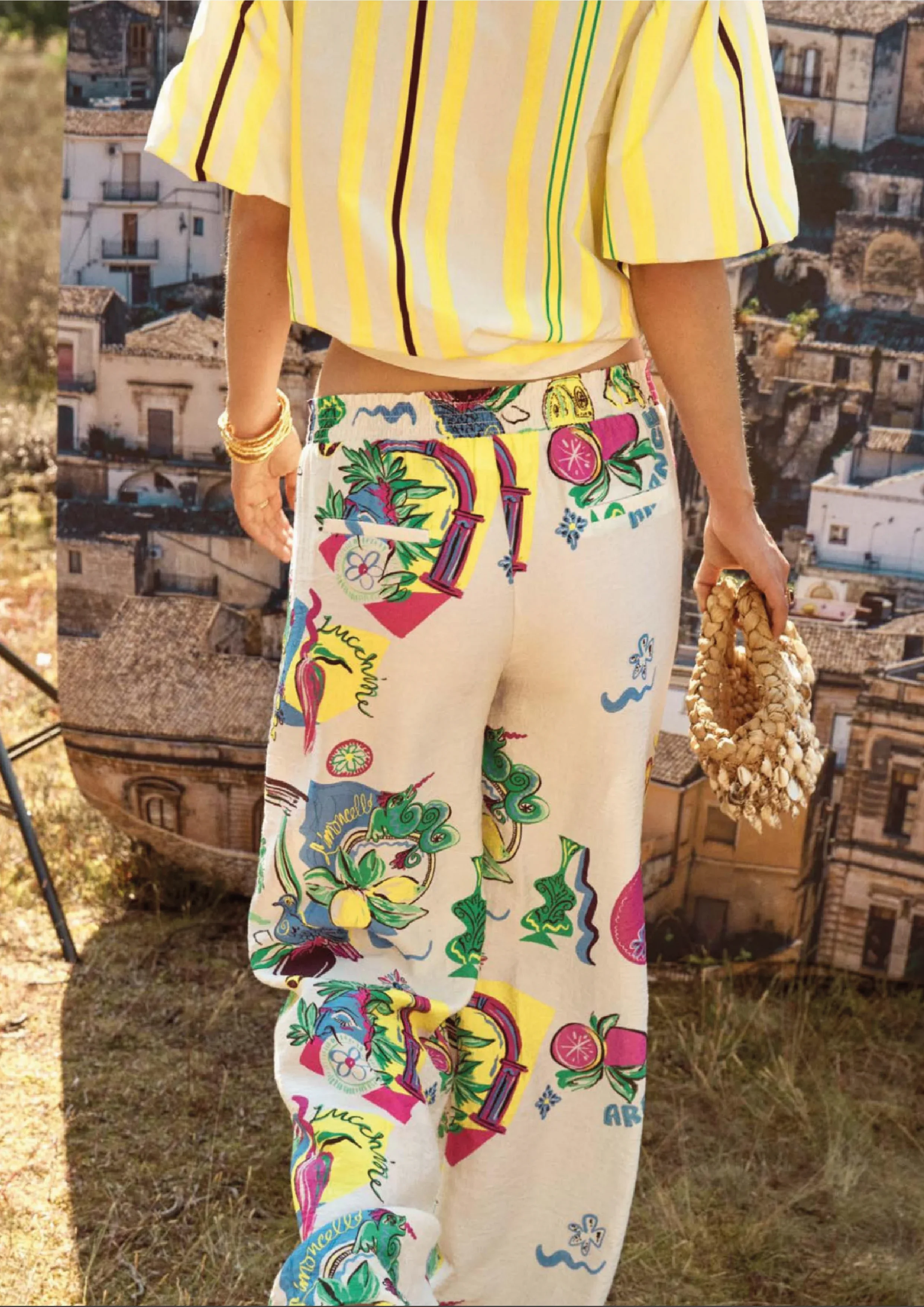 textile print design by Raisa Kingma - POM Amsterdam - Sicily print 