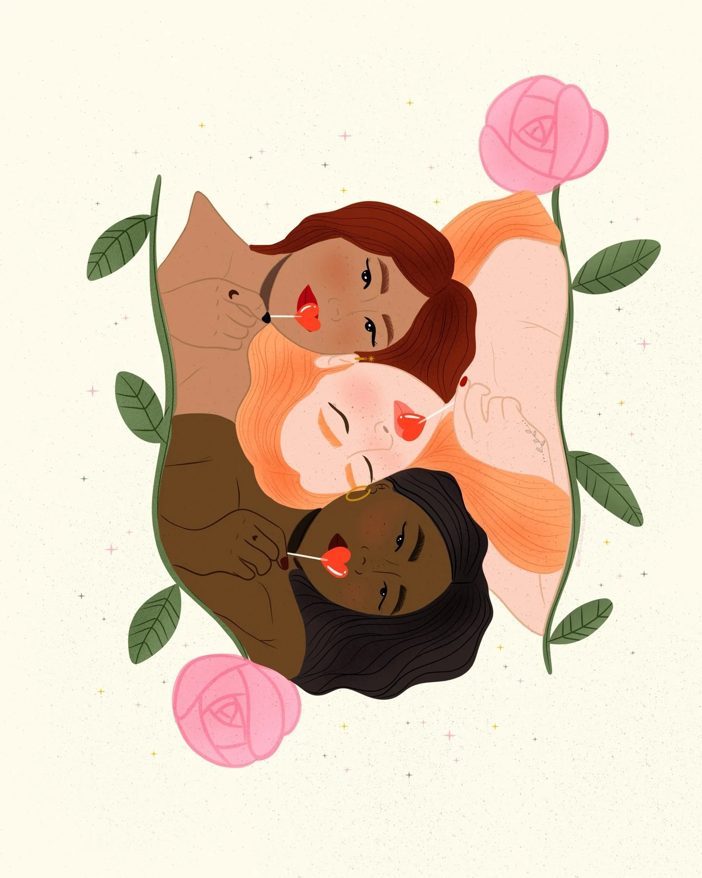 Stronger together. Always 👊🏼
&bull;
Happy Women&rsquo;s Day 💐
&bull;
&bull;
&bull;
&bull;
#procreate #illustration #womensupportingwomen #empowerment #happywomensday