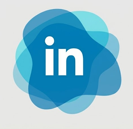 Das LinkedIn-Logo auf einem weißen Hintergrund.