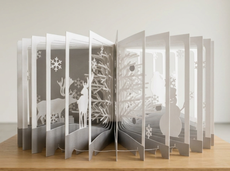 360° BOOK · Snowy World
