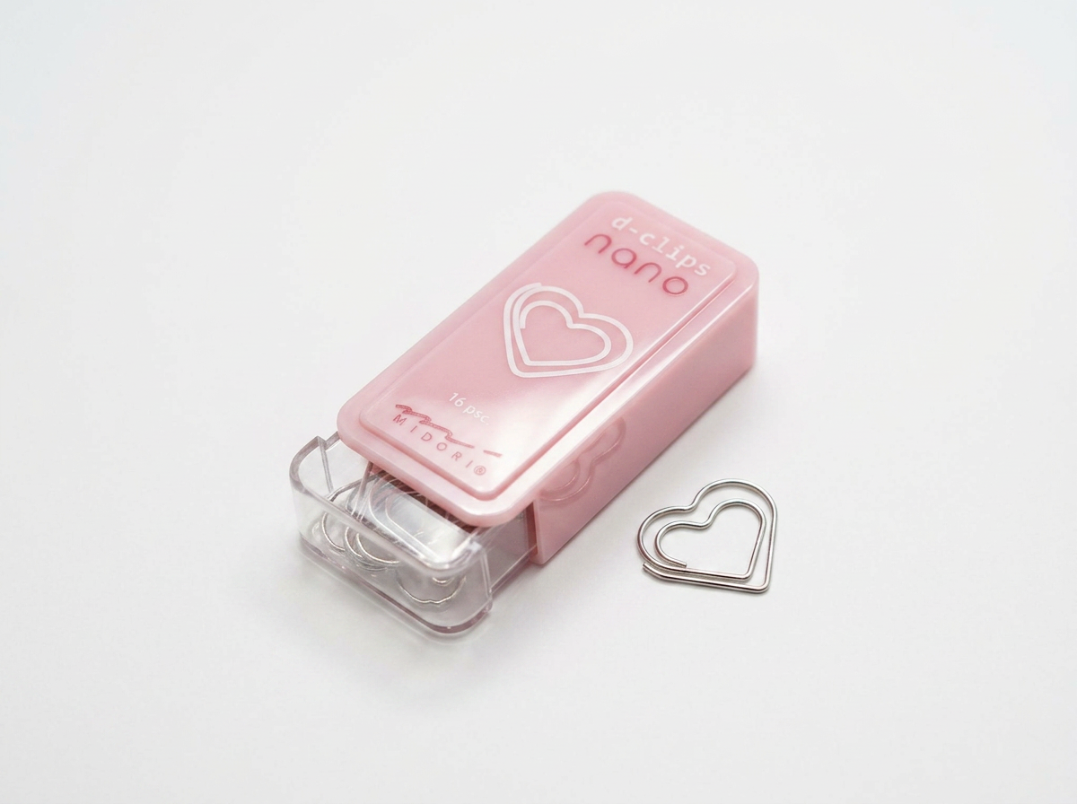 Nanoclips japoneses Midori · Corazon