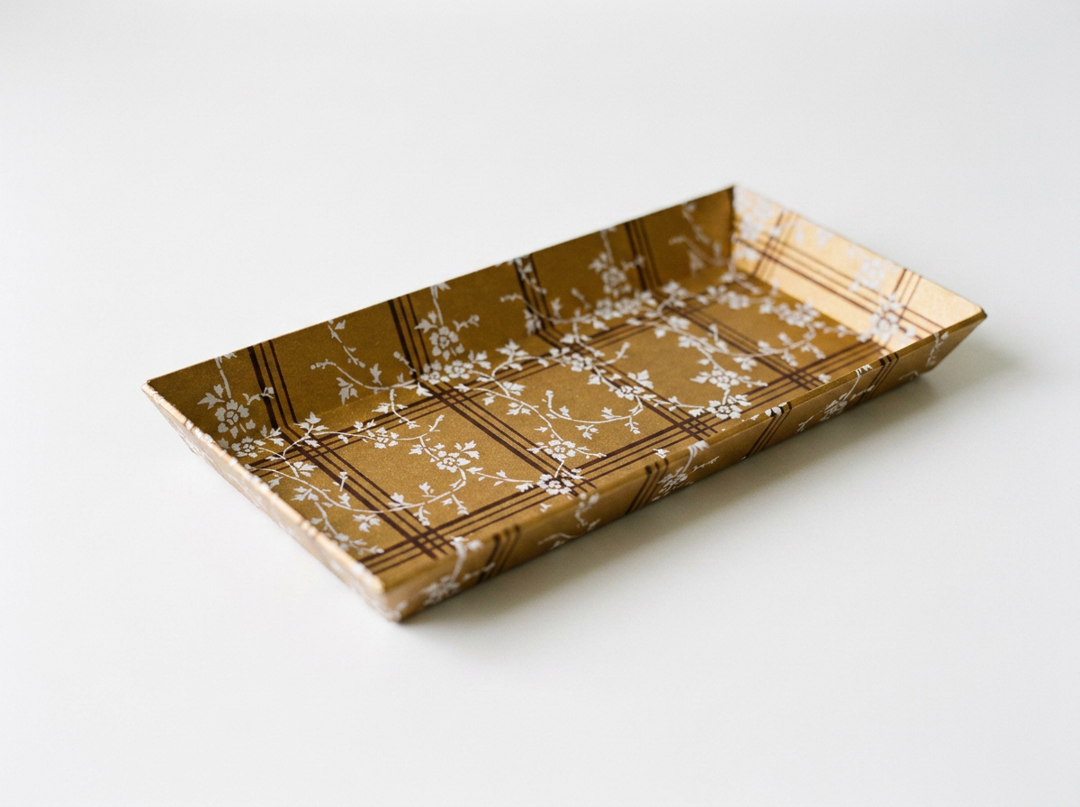 Bandeja japonesa de papel washi Haibara – Kobana-Karakusa