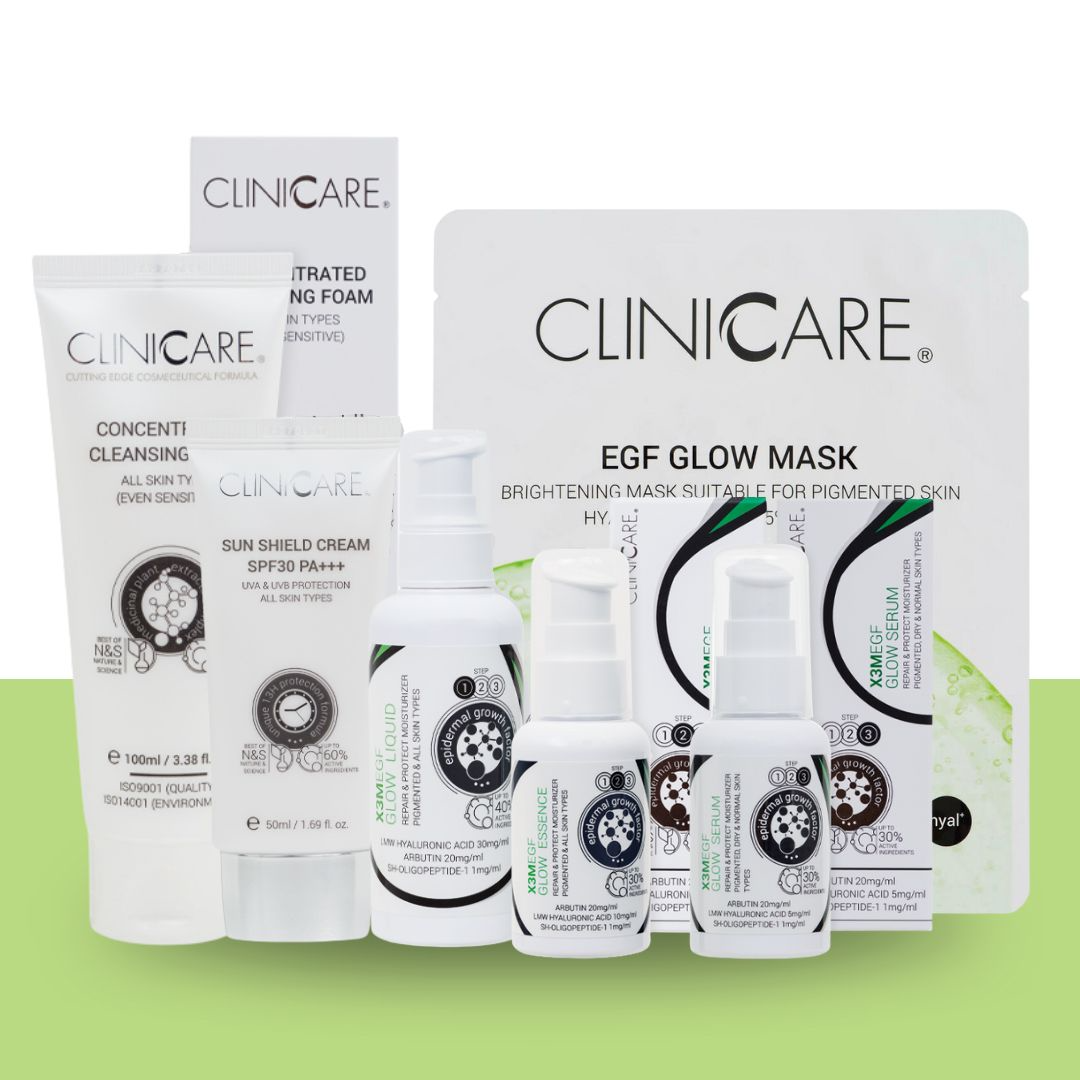 CLINICCARE Glow Collection - 6 Step Routine