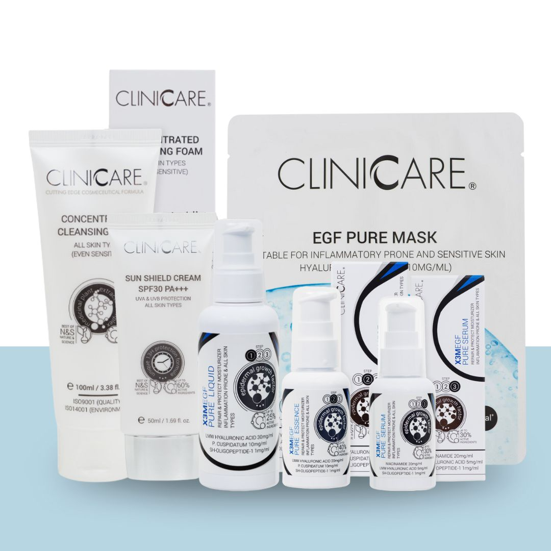 CLINICCARE Pure Collection - 6 Step Routine