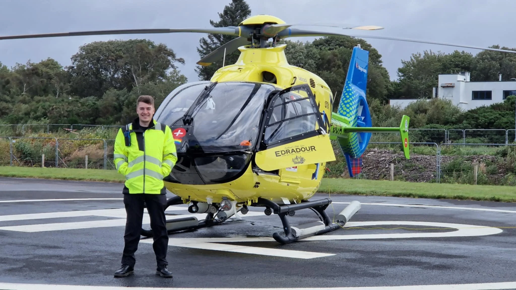 our energy assessor, Dante, at work.