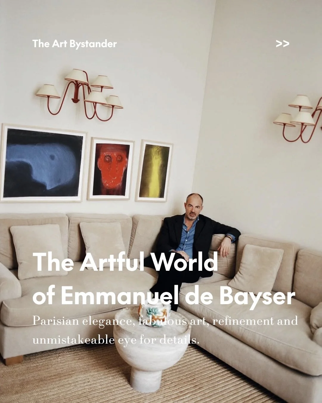 Inside the Parisian home of @emmanueldebayser, photographed for @neptune_papers Issue Ten, The Icon Issue.

A collector, retailer, and one of Europe&rsquo;s most refined contemporary tastemakers, De Bayser has built a world around the quiet authority