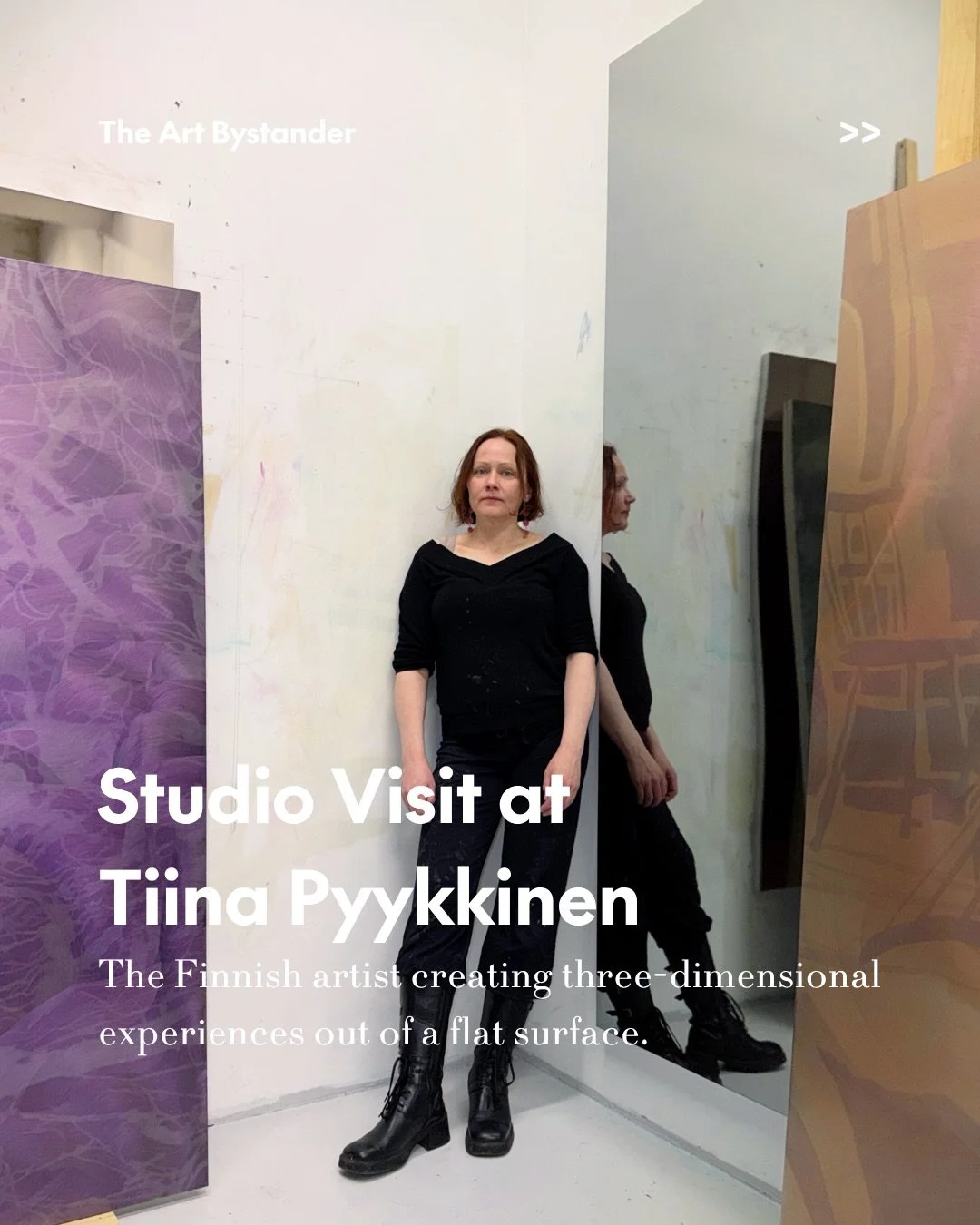 I visited Tiina Pyykkinen&rsquo;s studio earlier this spring and became deeply fascinated by the precision, complexity, and quiet intensity of her work. Her paintings are not simply images. They are perceptual situations.

Working with transparent pi