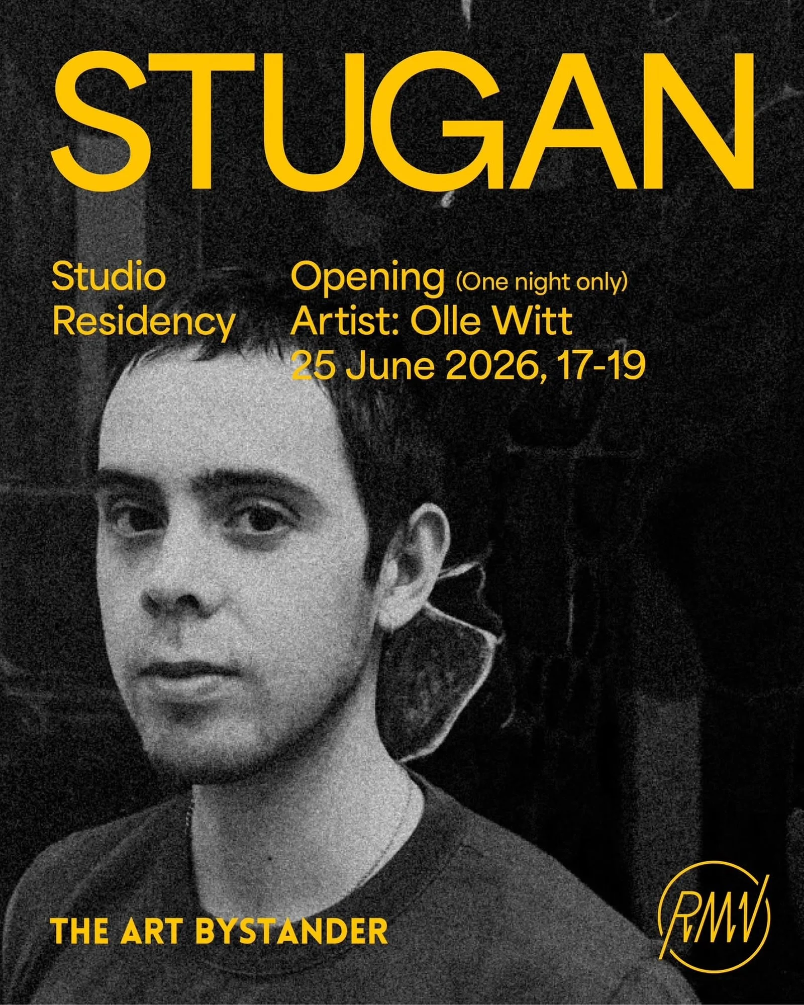 You are invited to the opening of STUGAN with Olle Witt

RMV Music and The Art Bystander invite you to private view of STUGAN&rsquo;s first Studio Residency, featuring Stockholm-based painter Olle Witt.

Over the course of one week on Skeppsholmen, O