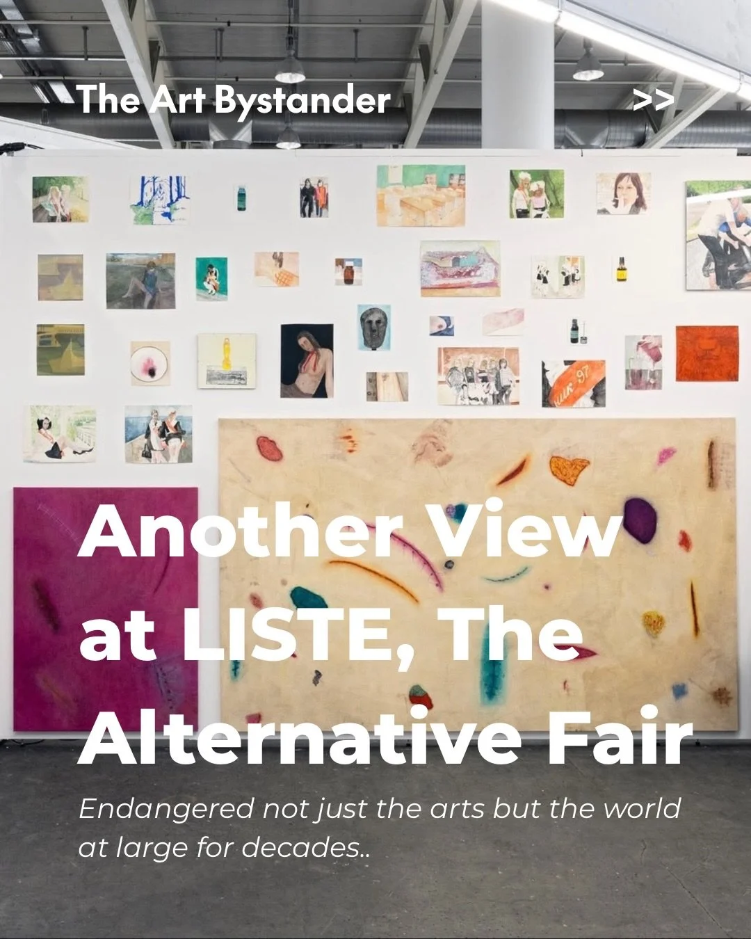 As a spectacle, phenomenon and syndrome of relentless instincts, the alternative art fair has endangered not just the arts but the world at large for decades with its continuously fresh ide&aacute;s and unhinged explorations. 

Endangerment is equal 