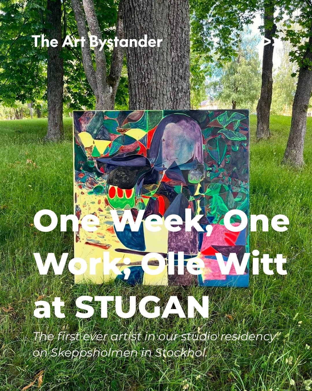 At STUGAN yesterday, Olle Witt completed the first work created within our new residency on Skeppsholmen.

One artist. One week. One newly created work.

Witt, born on V&auml;rmd&ouml; in 1998 and based in Stockholm, brings a philosophical attention 