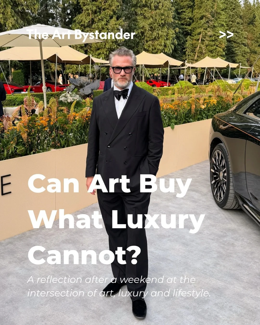 What does art give luxury that money can&rsquo;t buy? During one weekend I had one conversation about luxury, in two settings; as art advisor and expert on two panels:

The Salesforce Luxury &amp; Lifestyle Summit, on how the modern client moves betw