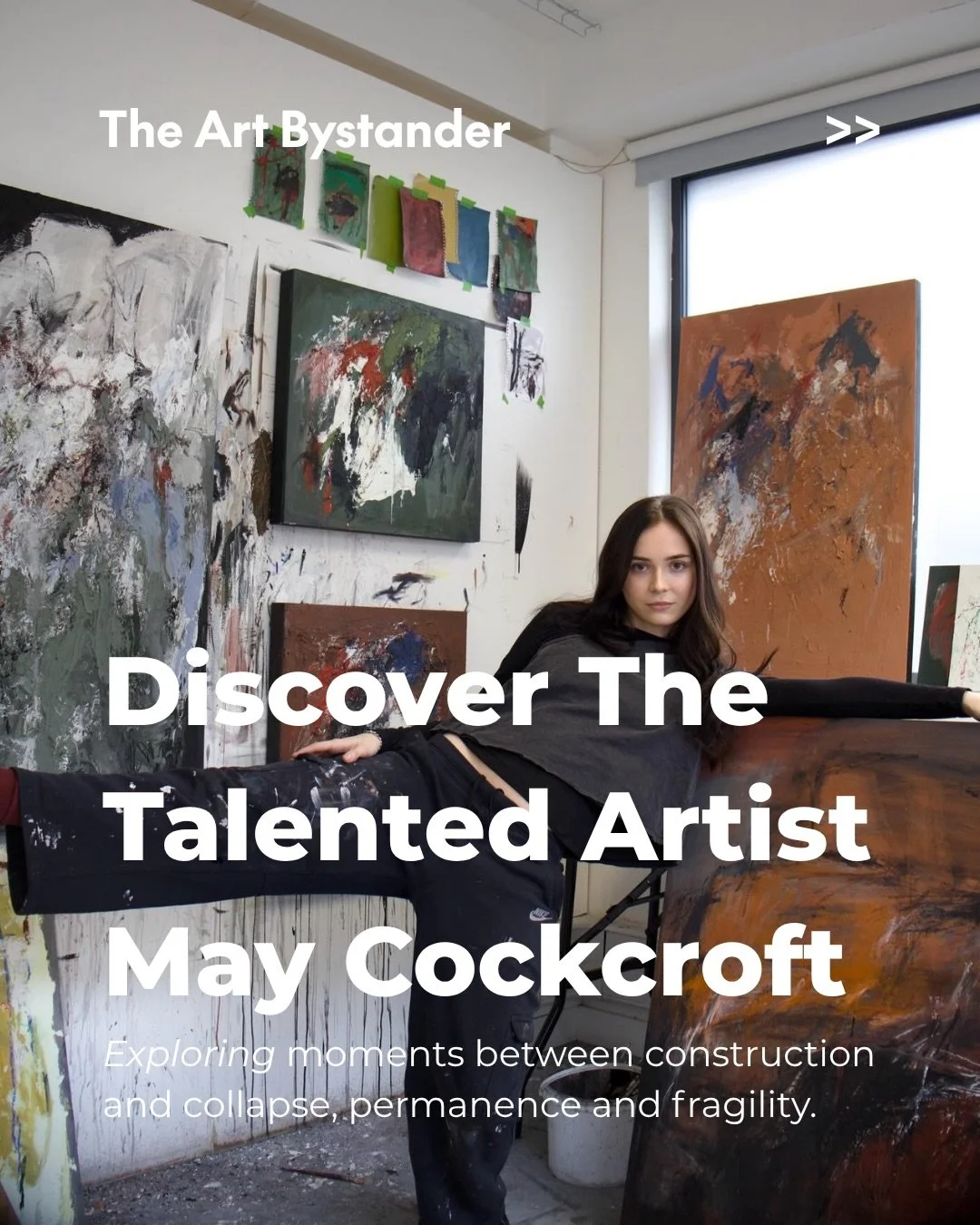 Discover May Cockcroft @may.cockcroft, a Cornish artist based in London and one of the standout young voices from the RCA2026 painting cohort.

Born in 2002, Cockcroft graduated from Edinburgh College of Art in 2024 before completing her MA in Painti
