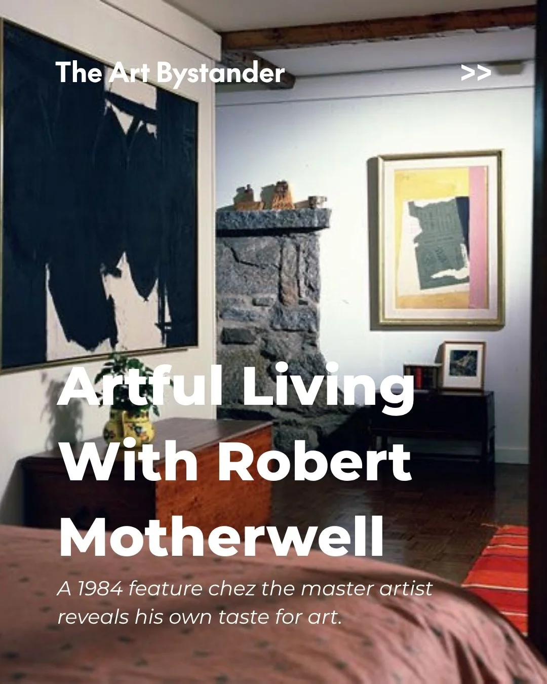 Inside Robert Motherwell&rsquo;s Greenwich estate, art wasn&rsquo;t displayed. It was lived with, worked through, stored, argued with, returned to.

The American painter, one of the defining figures of Abstract Expressionism, built his life around a 