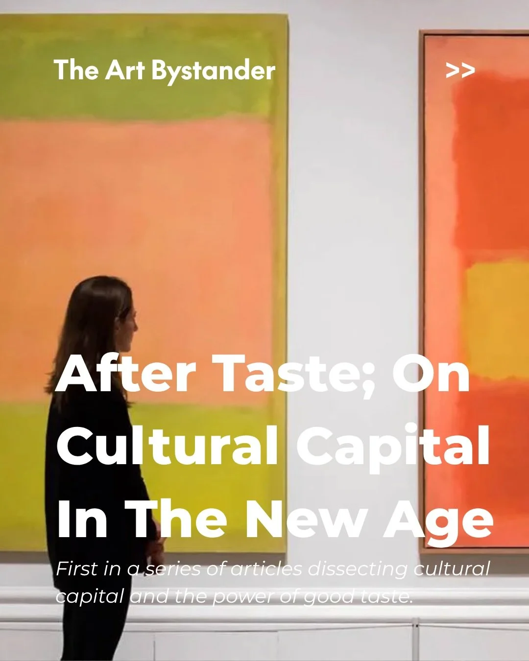 There is a person at every private view who has never been told the rules and follows all of them anyway.

They arrive at the right time, which is not the opening time. They ask the gallerist one question, and it is the question that reveals they und