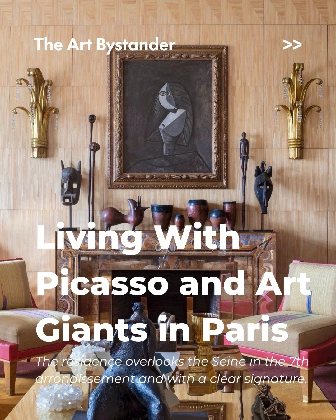 Linda Pinto inherited the Paris home of her brother, the decorator Alberto Pinto, and remade it in her own language. Still grand, still layered, but softer and more lived-in. Overlooking the Seine in the 7th, it carries the Pinto signature at full vo