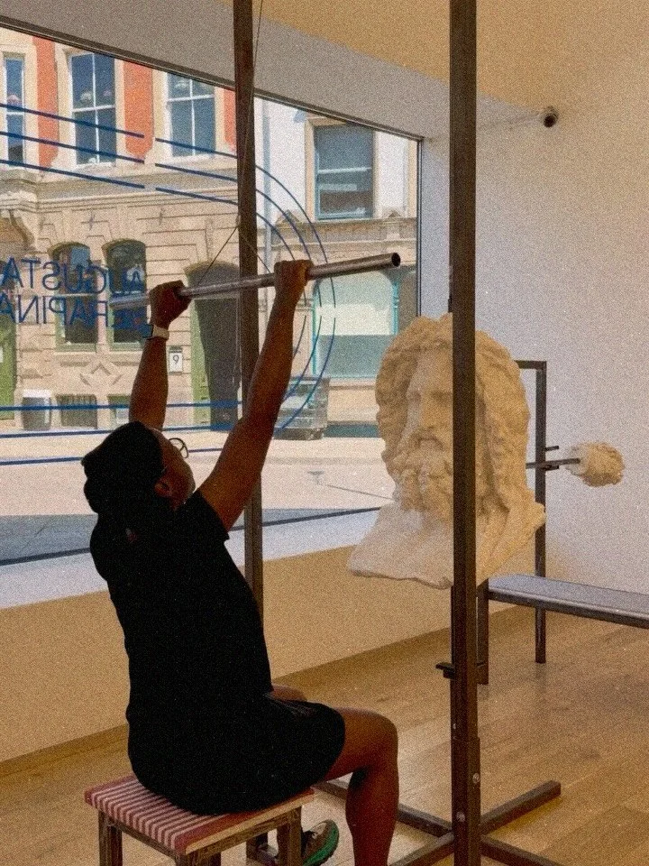 Witness the (art) fitness.

Thanks @saziso__ for this!

&rdquo;One of my highlights from the Unlimited presentation at Art Basel 2023 was @augustasserapinas&rsquo; Physical Culture, artworks as gym machines with the weights swapped for plaster replic