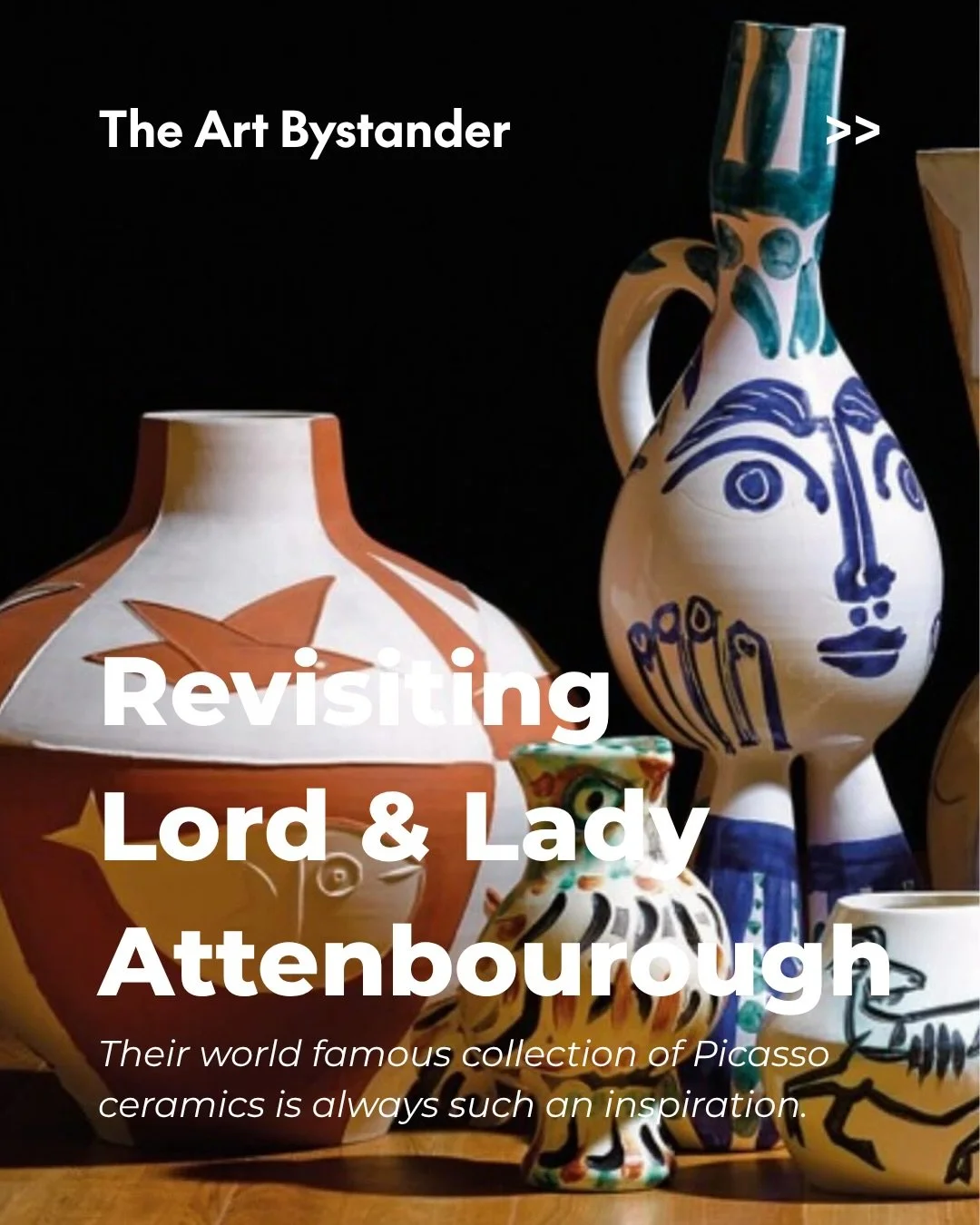In 2016, Lord and Lady Attenborough&rsquo;s private collection of Picasso ceramics went on sale. Perhaps the finest in private hands, built over 50 years of family holidays in the south of France.

It started in 1954. The Attenboroughs stayed on the 