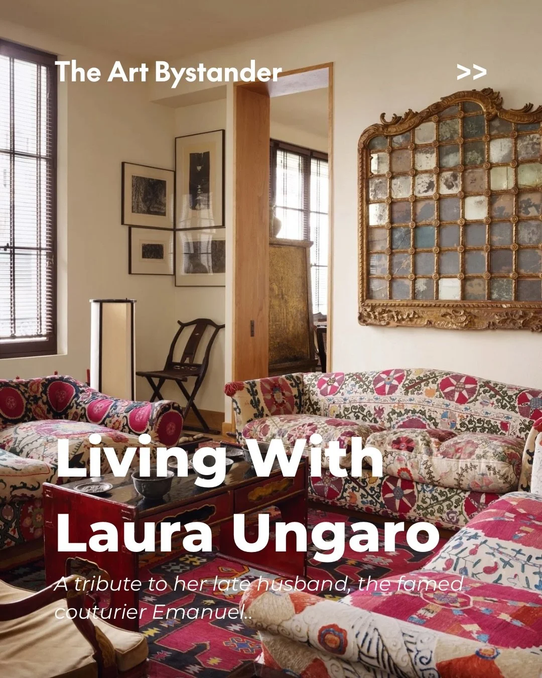Laura Ungaro&rsquo;s Paris home began as a project her husband, the couturier Emanuel Ungaro, intended to complete himself.

He first bought a ground-floor apartment in a 1910 building near the Luxembourg Gardens in 2008. When the three-storey flat a