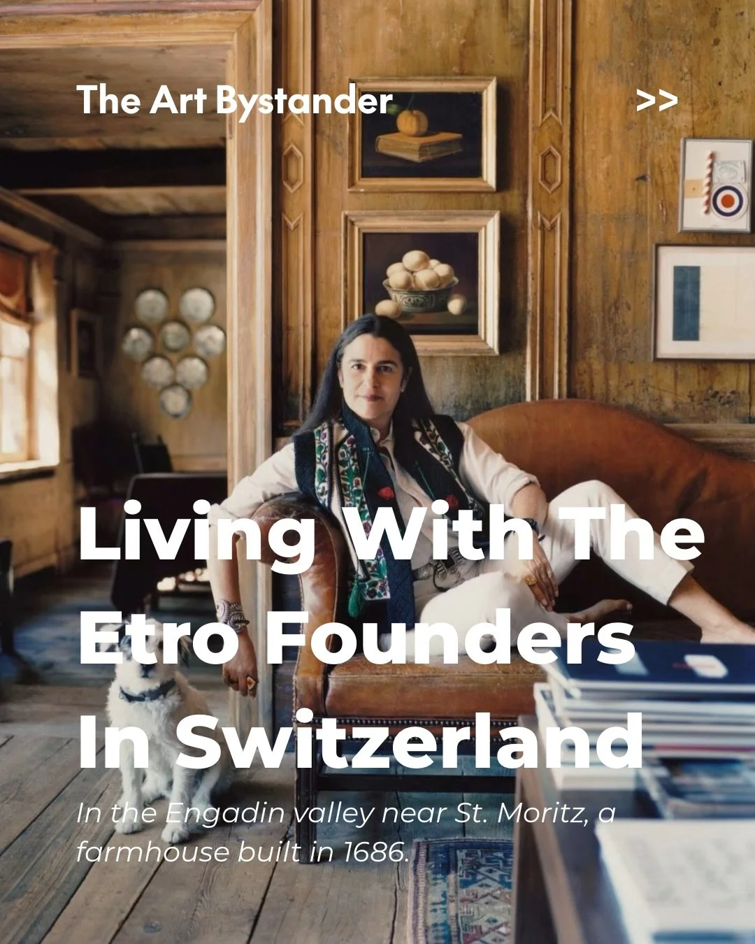 In the Engadin valley near St. Moritz, a farmhouse built in 1686 has been given a remarkable second life by @studioperegalli.

Known locally as a chesa, the building combines a cream-coloured stone dwelling with a timber barn. In the 1970s, it was co
