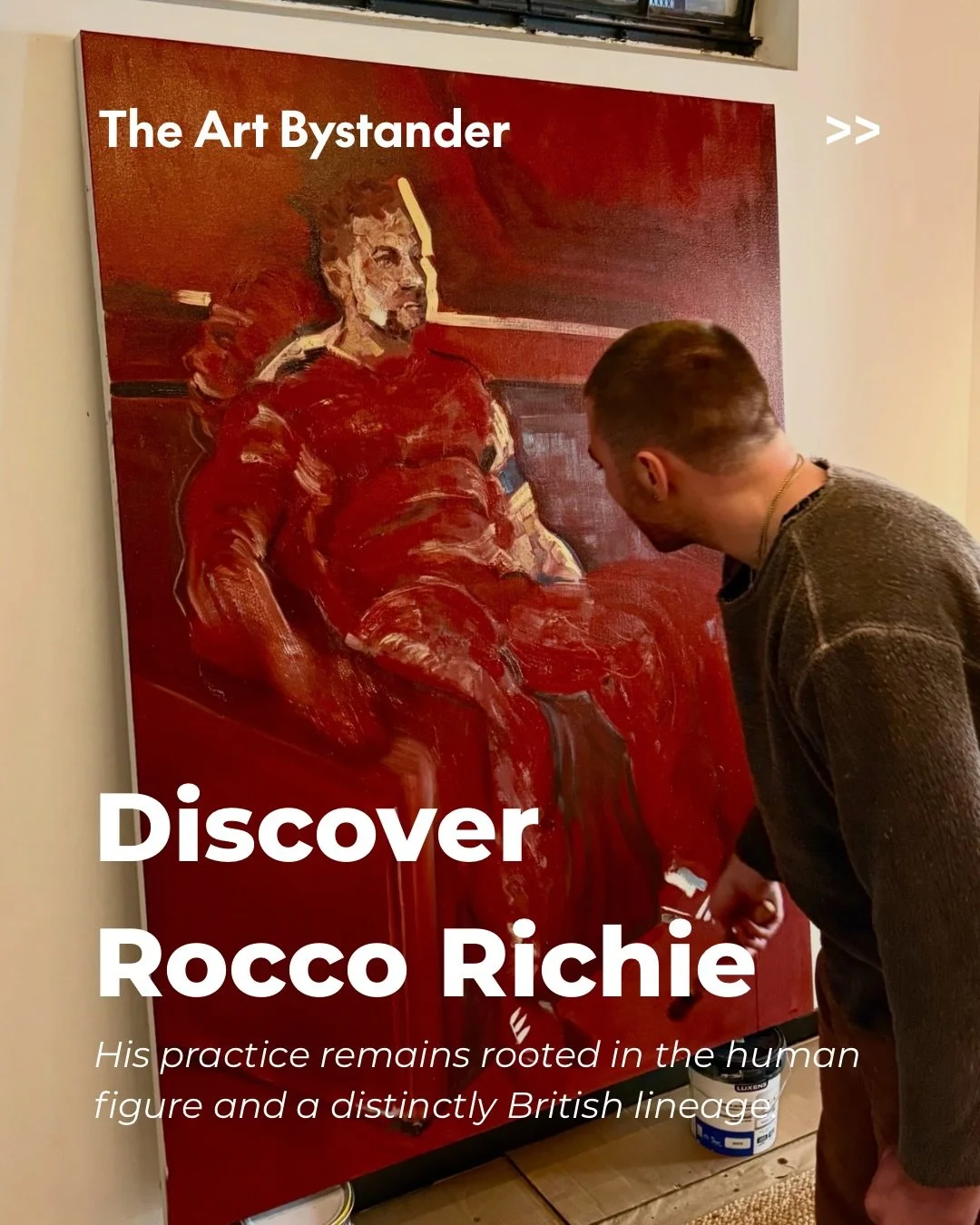 For an artist born into one of the world&rsquo;s most photographed families, Rocco Ritchie&rsquo;s most compelling subject may be the pressure of being seen.

Born in Los Angeles in 2000 and now based in London, Ritchie @roccoritchie studied fine art