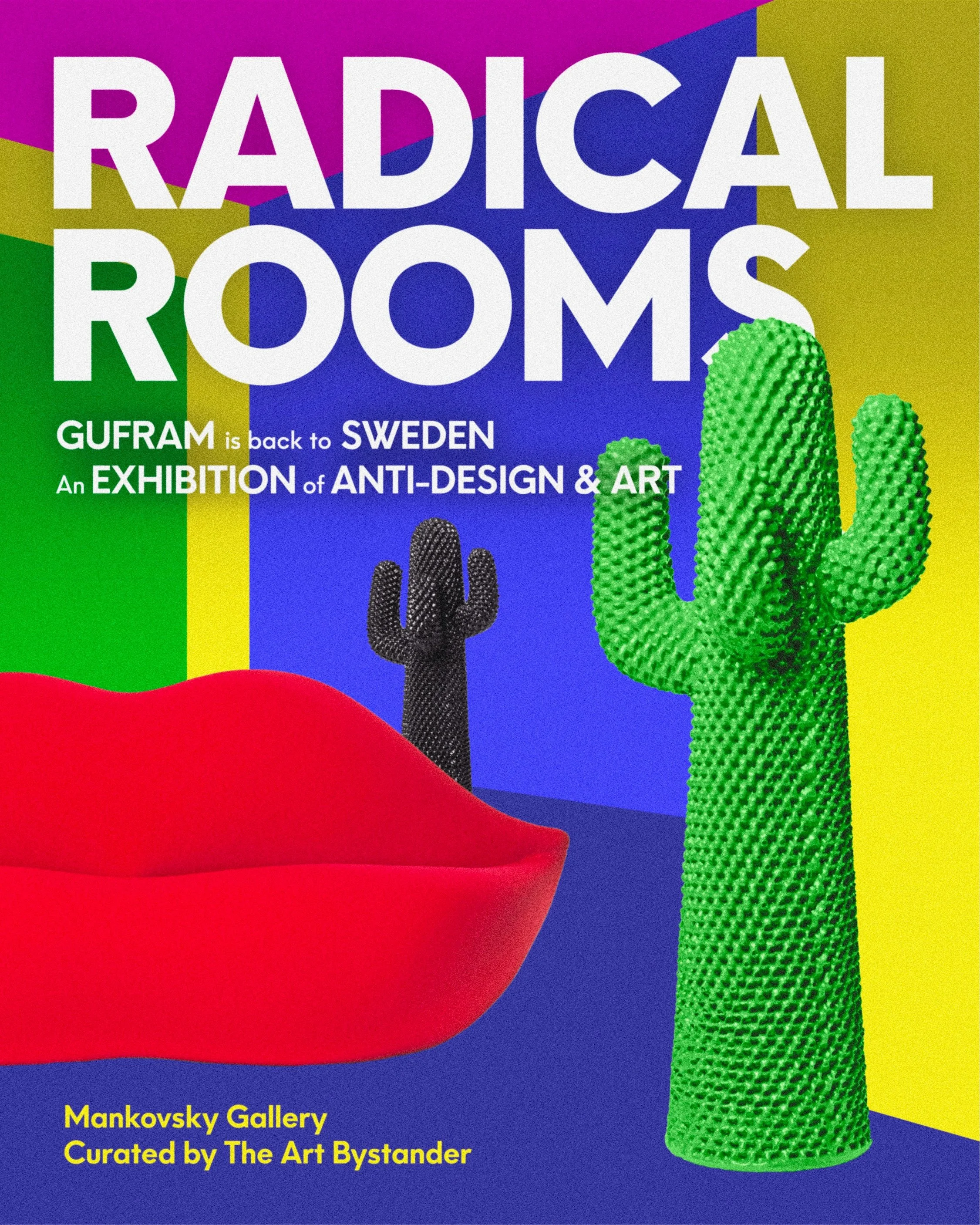 RADICAL ROOMS

Gufram @gufram was founded in Turin in 1966. Its first experiments were with polyurethane, a material developed for the transport industry. A group of young architects and artists turned that research into a revolution. Piero Gilardi. 