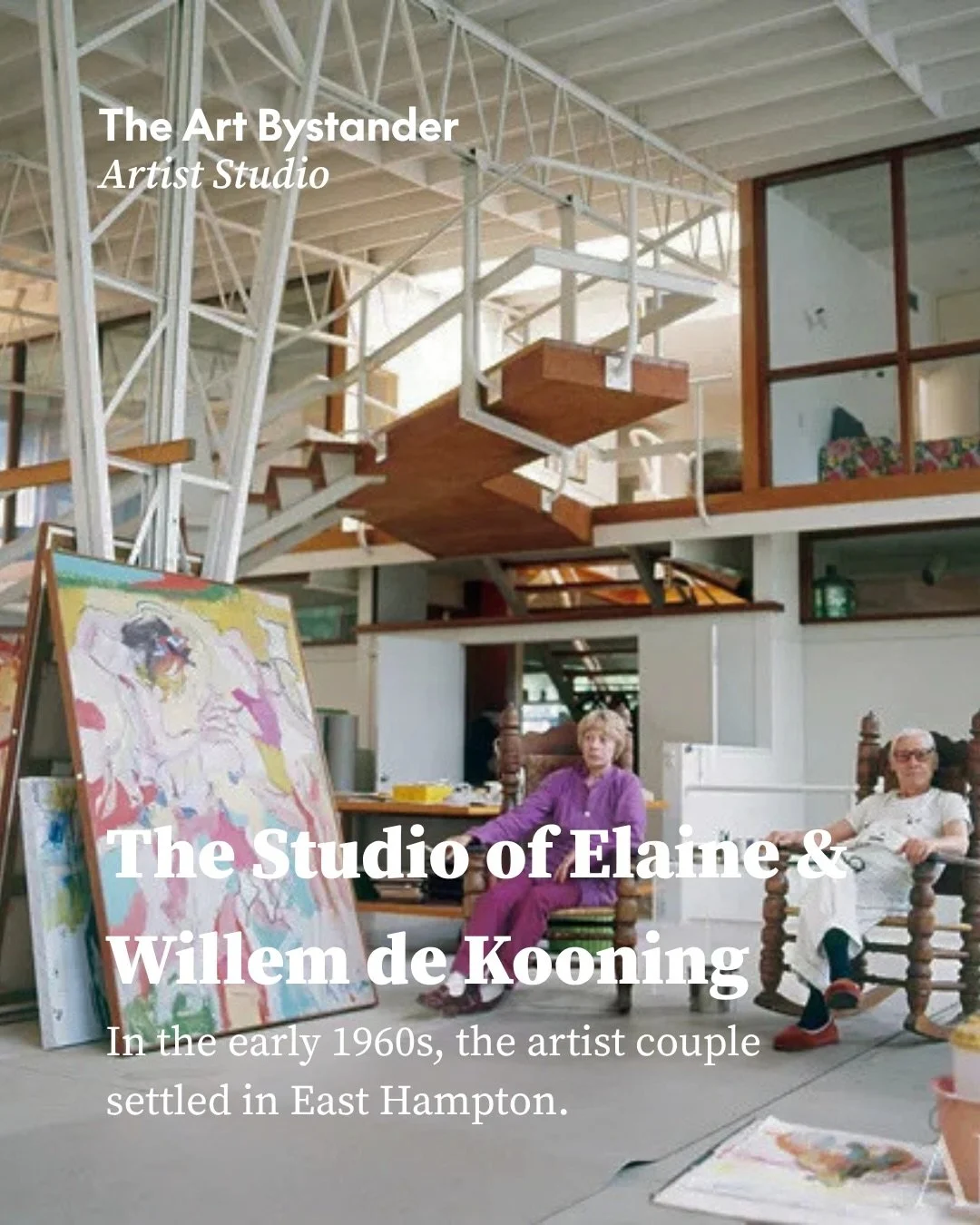 Willem de Kooning&rsquo;s East Hampton studio was not designed to turn the artist into a myth. It was a place built around light, scale and the physical demands of painting.

In the early 1960s, Willem and Elaine de Kooning settled in East Hampton, a