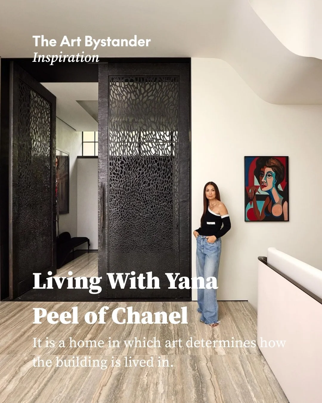 A former bakery in Lower Manhattan has become the New York home of Yana Peel, global Head of Arts and culture at Chanel @chanel and former CEO of the Serpentine Galleries @serpentineuk 

Peel asked architect Jean-Gabriel Neukomm @jgneukomm and design