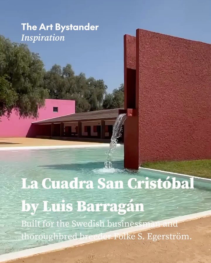 La Cuadra San Crist&oacute;bal is not simply one of Luis Barrag&aacute;n&rsquo;s most photographed buildings. It is one of the places where his architecture becomes most complete: house, landscape, water, colour and the movement of horses conceived a