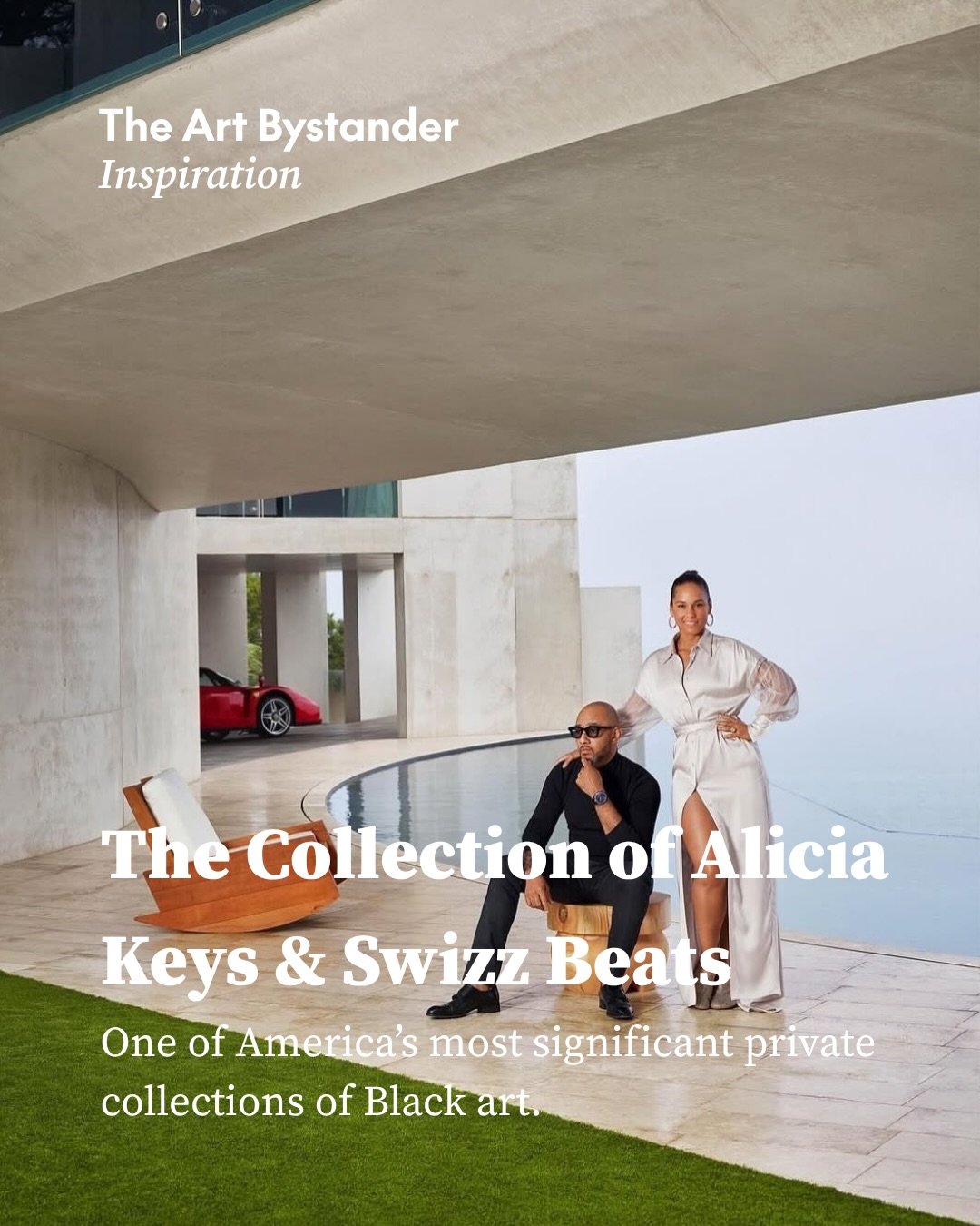 At Alicia Keys and Swizz Beatz&rsquo;s La Jolla home, art is not decoration added to the architecture. It is the centre of gravity.

The couple acquired the Razor House, Wallace E. Cunningham&rsquo;s cantilevered concrete-and-glass residence overlook