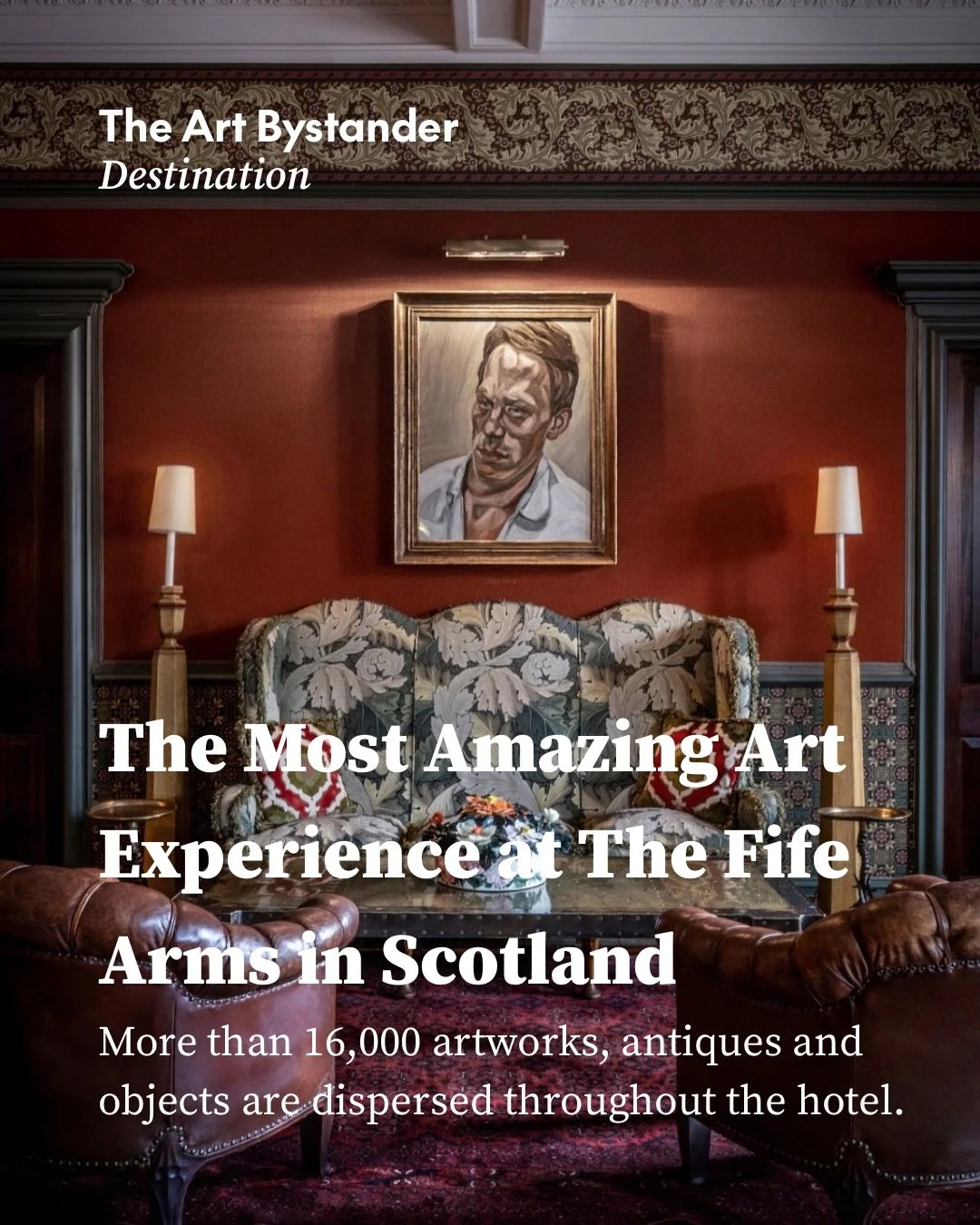 At The Fife Arms @thefifearms, art is not an amenity. It determines the experience of the building.

Built in 1856 as a Victorian coaching inn in Braemar, The Fife Arms was acquired by Iwan and Manuela Wirth of Hauser &amp; Wirth @hauserwirth in 2014