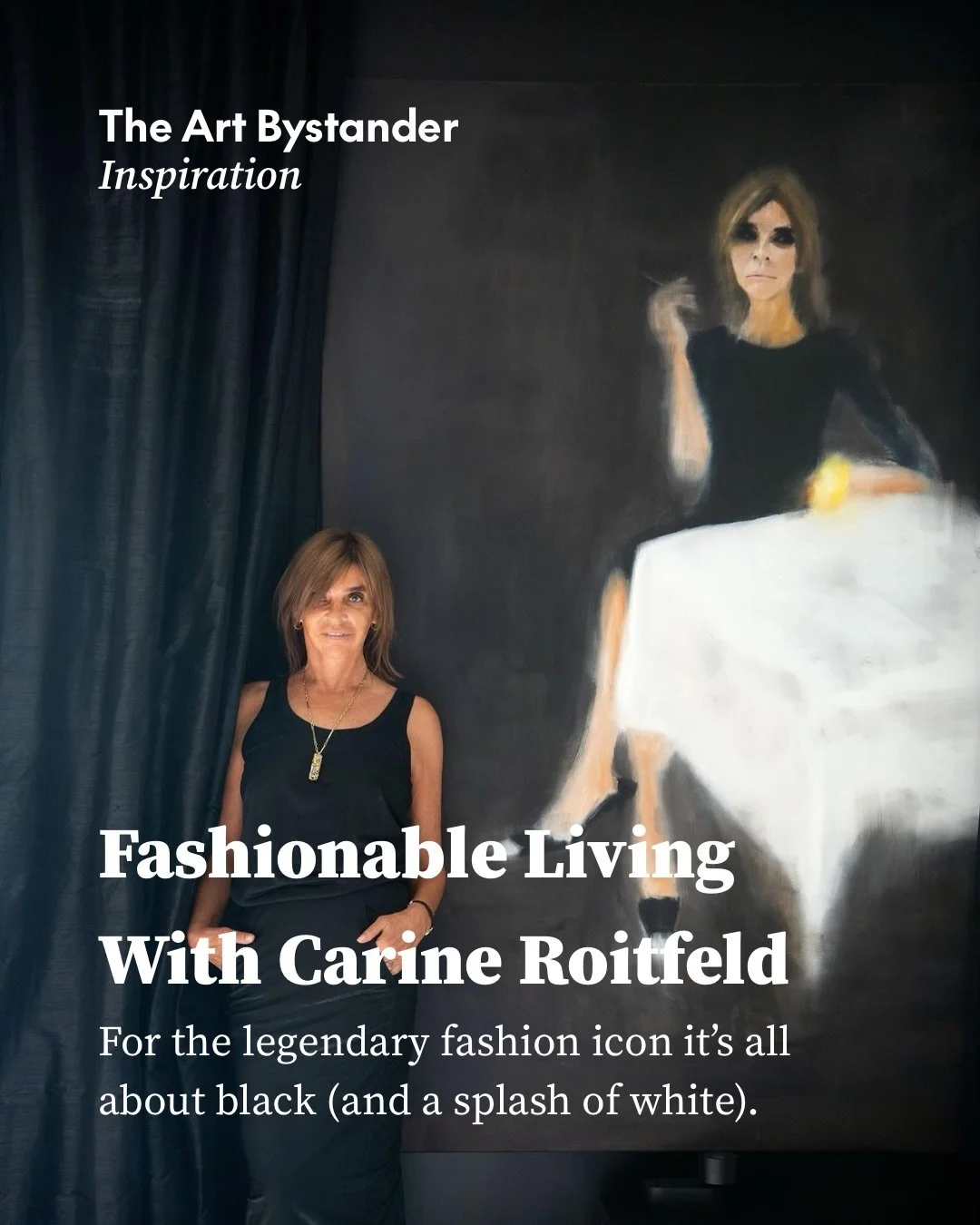 Carine Roitfeld&rsquo;s @carineroitfeld home is less a decorated interior than an exercise in editing. When the legendary French editor and stylist moved into this 1,000-square-foot, one-bedroom flat, she reduced her art and fashion collections to th