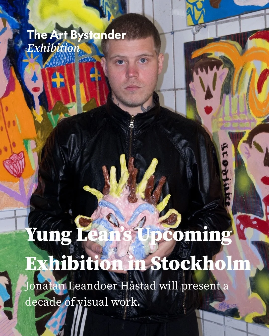 Next month, Jonatan Leandoer H&aring;stad, better known as @yunglean2001, will present ten years of visual work at Torsgatan 22 in Stockholm. Sept 25 - Oct 11. Free for all!

Collected Works 2016&ndash;2026 brings together paintings, collages and scu