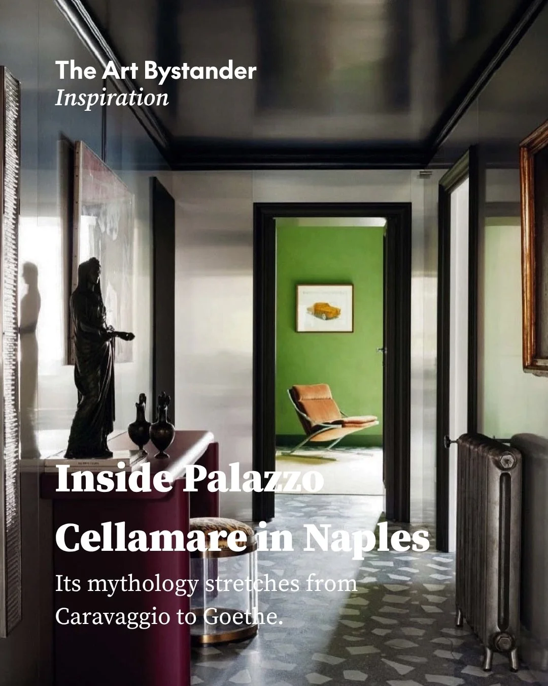 In Naples, history is never kept at a respectful distance. It remains visible, inhabited and slightly unruly, and nowhere more seductively than inside Palazzo Cellamare, whose rooms have absorbed centuries of architecture, art and cultural life.

Its